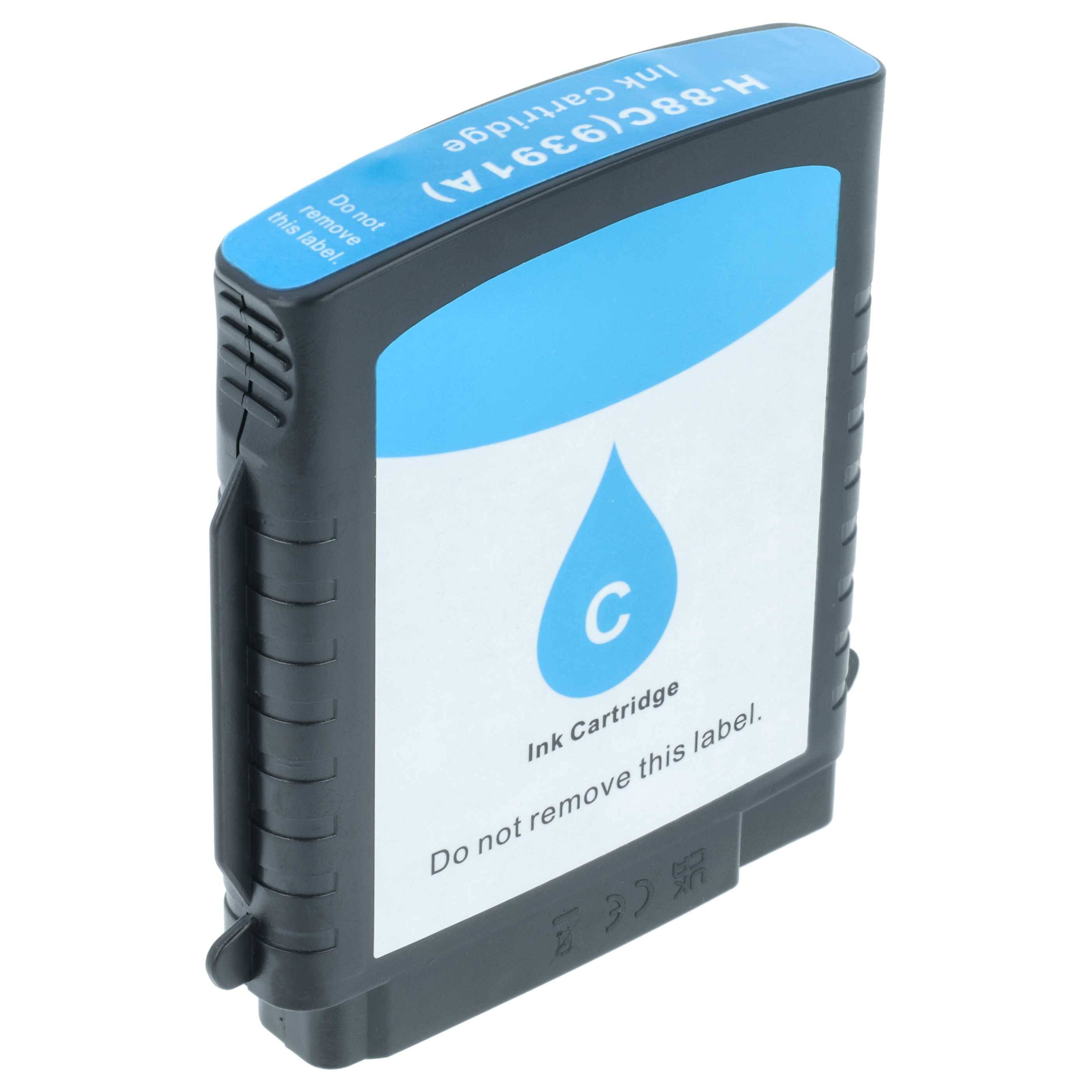 vhbw Tintenpatrone Cyan kompatibel mit HP Officejet Pro L7681 | L7680, L7750, L7780, L7700, L7710 Drucker (kompatibel-0