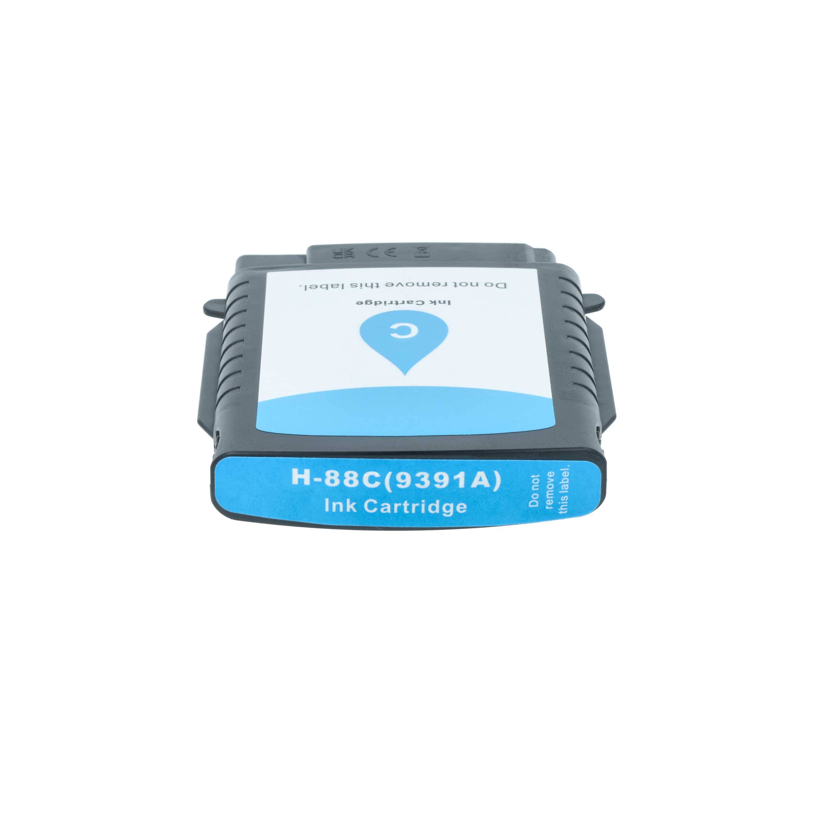 vhbw Tintenpatrone Cyan kompatibel mit HP Officejet Pro L7681 | L7680, L7750, L7780, L7700, L7710 Drucker (kompatibel-3