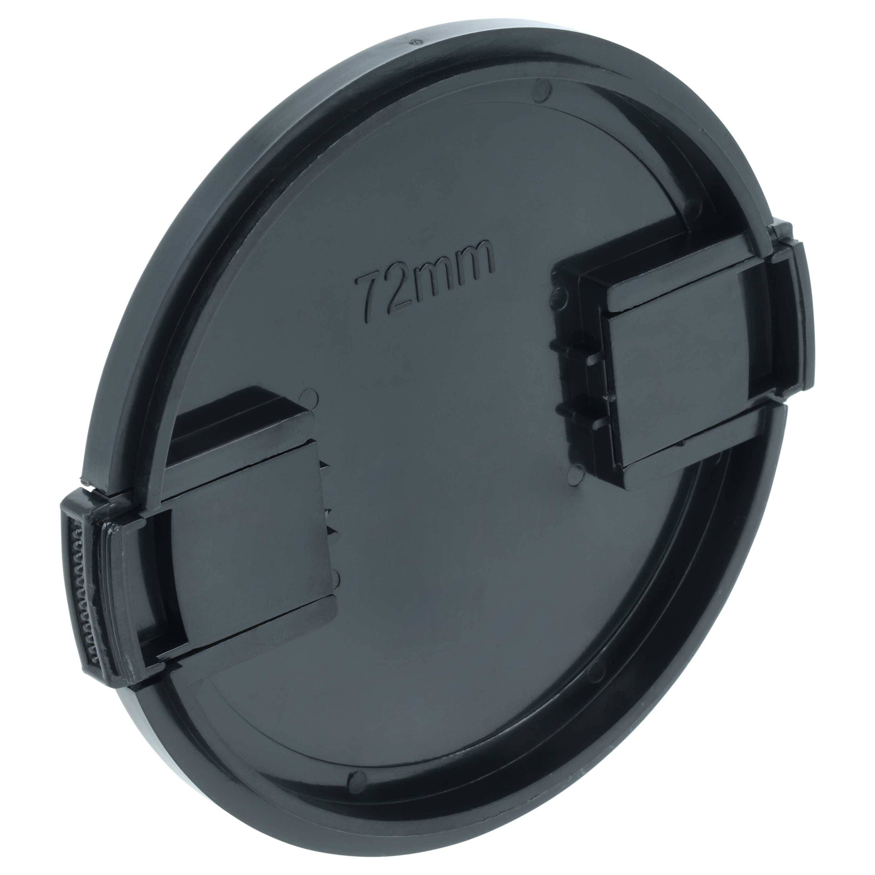 vhbw Objektivdeckel kompatibel mit Nikon AF-S 16-80 mm 1:2.8-4E ED VR | Kamera, Kunststoff Schwarz, mit Seitengriff, 72-1