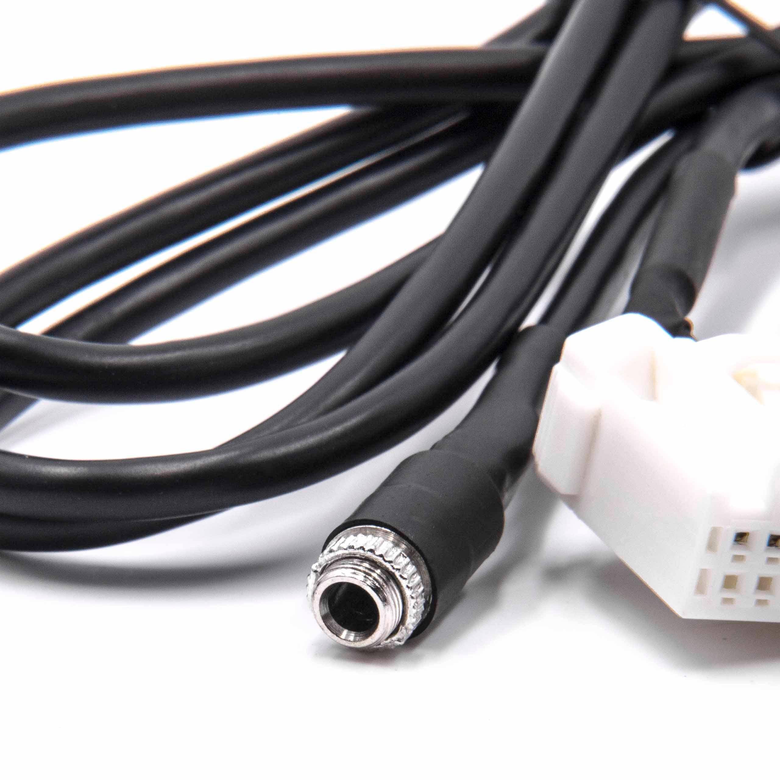 vhbw AUX Kabel KFZ Radio (120 cm) kompatibel mit Mazda MX-5 2006+ | RX8, 3, 6 Auto, Autoradio-1