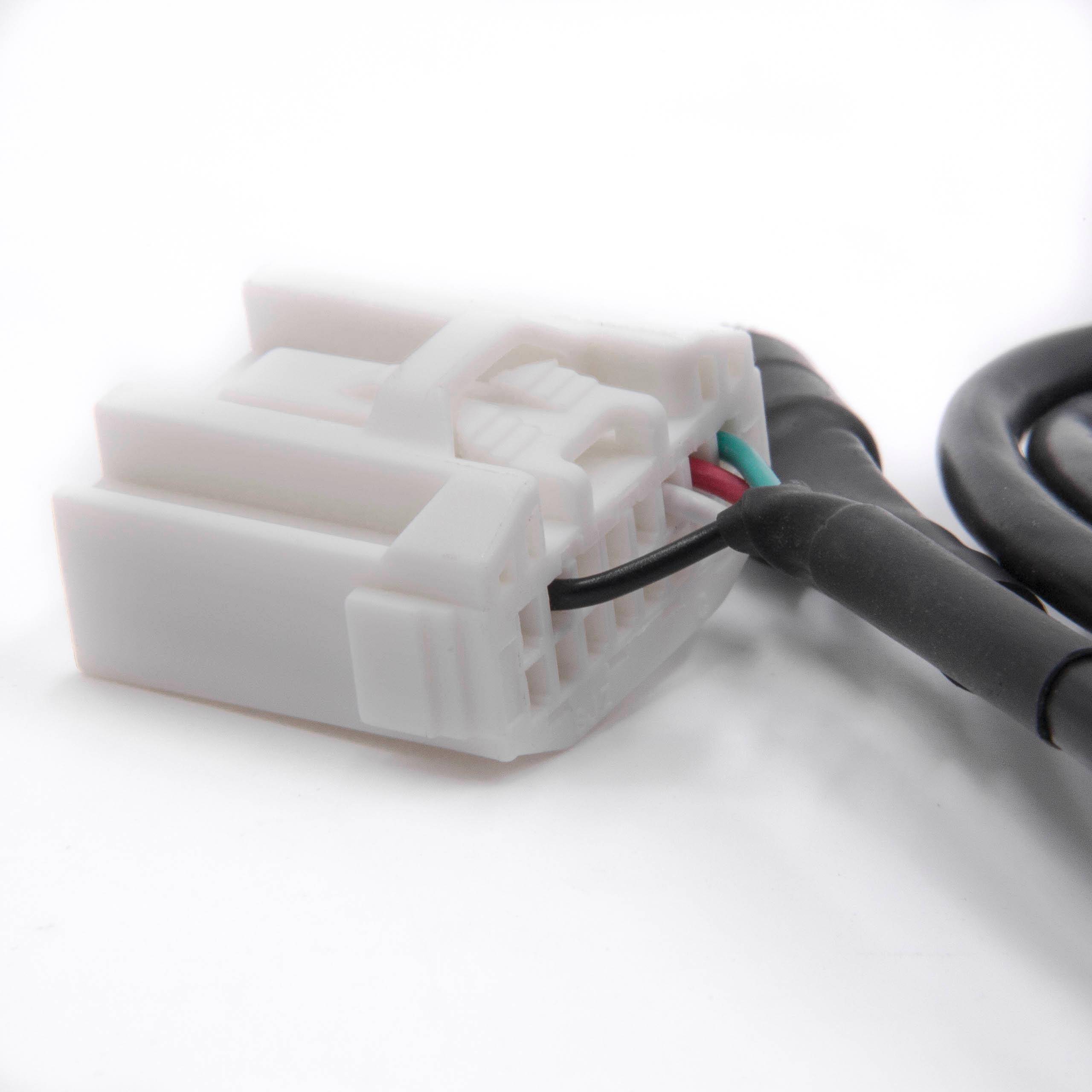 vhbw AUX Kabel KFZ Radio (120 cm) kompatibel mit Mazda MX-5 2006+ | RX8, 3, 6 Auto, Autoradio-2