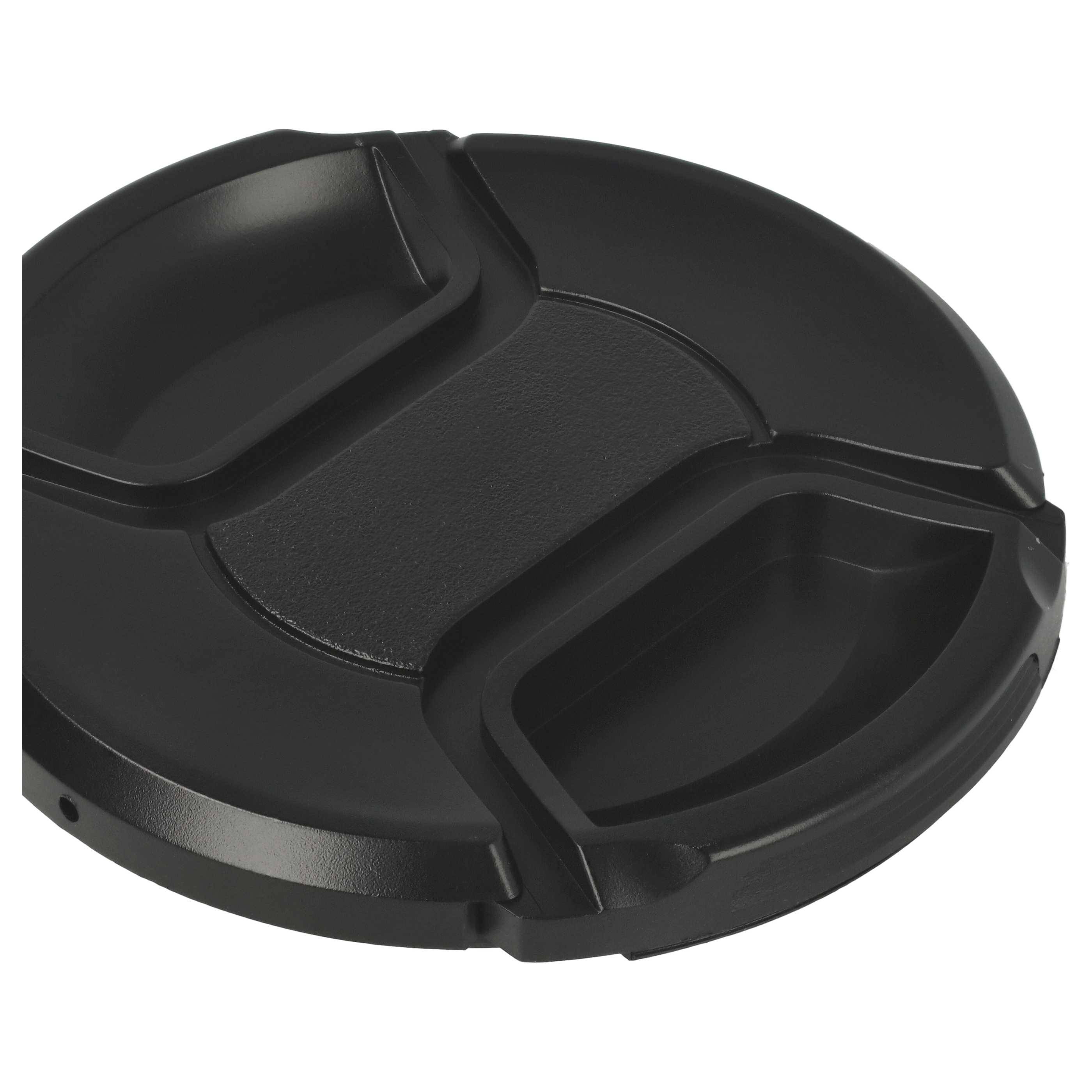 vhbw Objektivdeckel kompatibel mit Walimex pro 24/1,5 VDSLR | Kamera, DSLR - Kunststoff, Schwarz, mit Innengriff, 72 mm-1