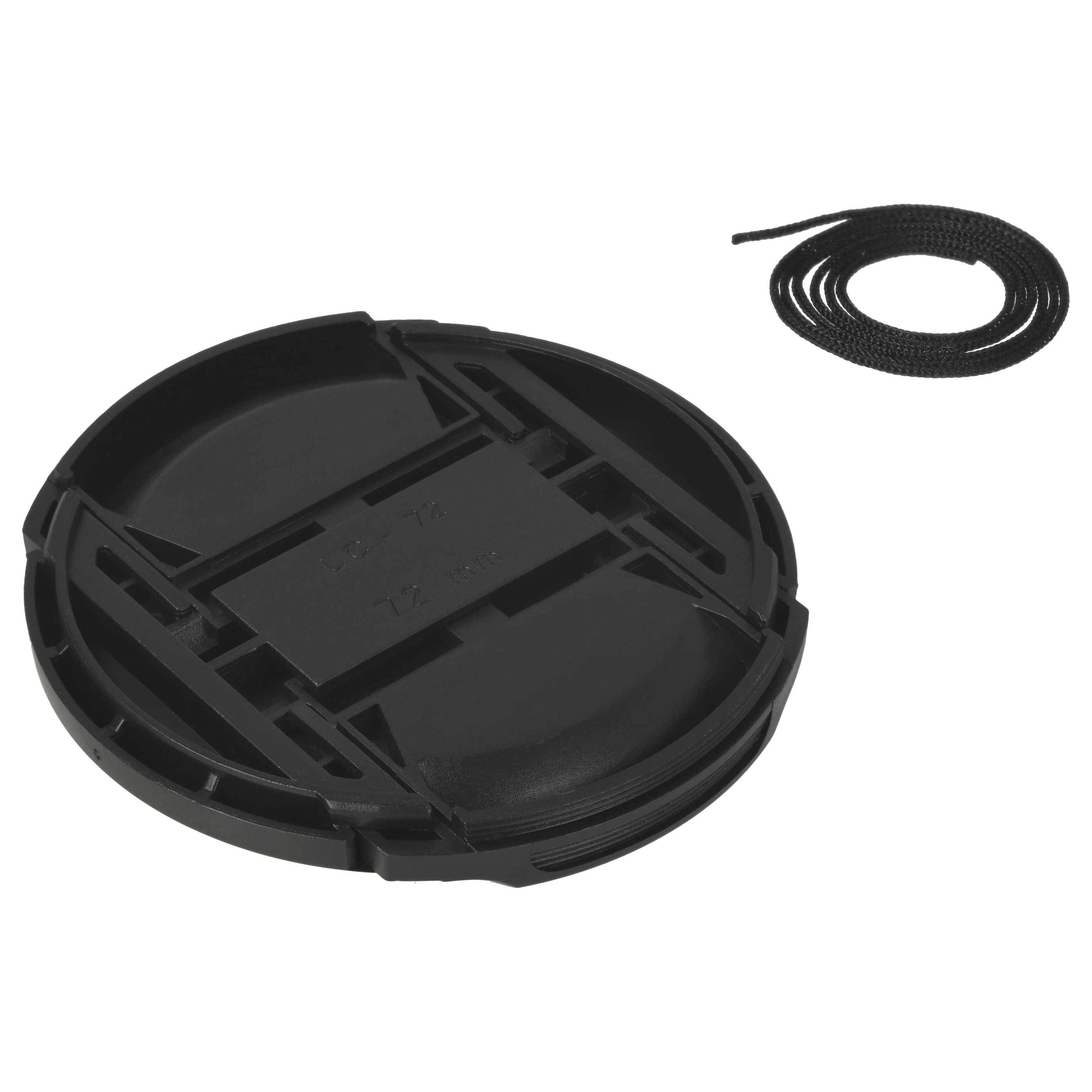 vhbw Objektivdeckel kompatibel mit Sony 1.4 ZA Carls Zeiss Planar T* | Kamera, Kunststoff, Schwarz, mit Innengriff, 72-2