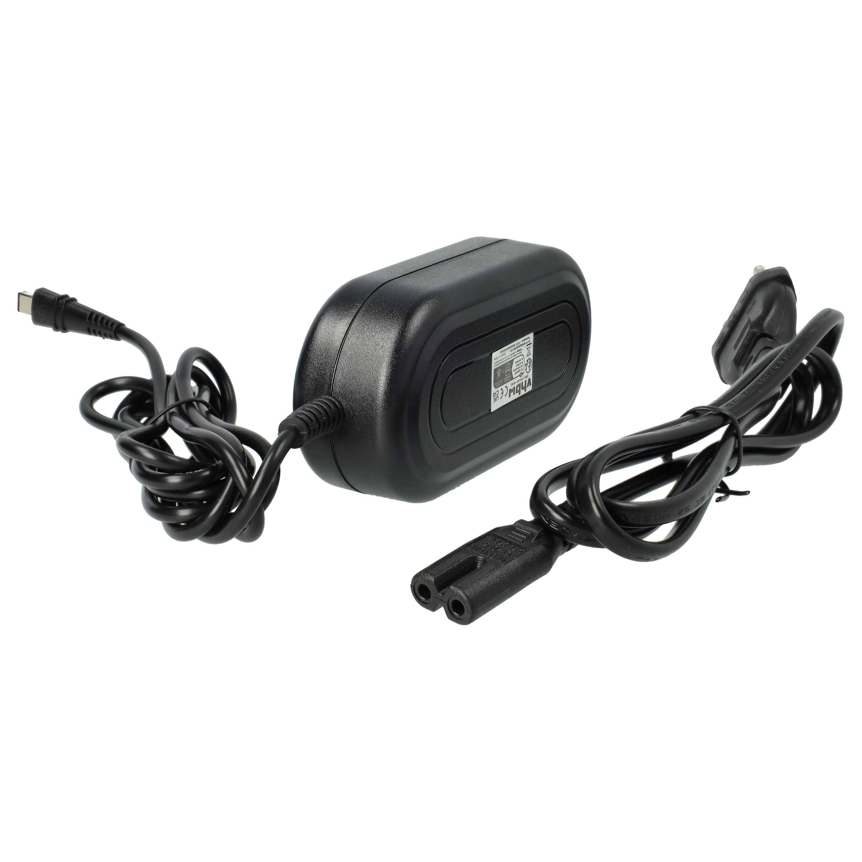 vhbw Netzteil kompatibel mit Canon Legria HF R66 | HF R606, HF R706, HF R76, HF R78 Kamera, Digitalkamera, 2m - Ersatz-1