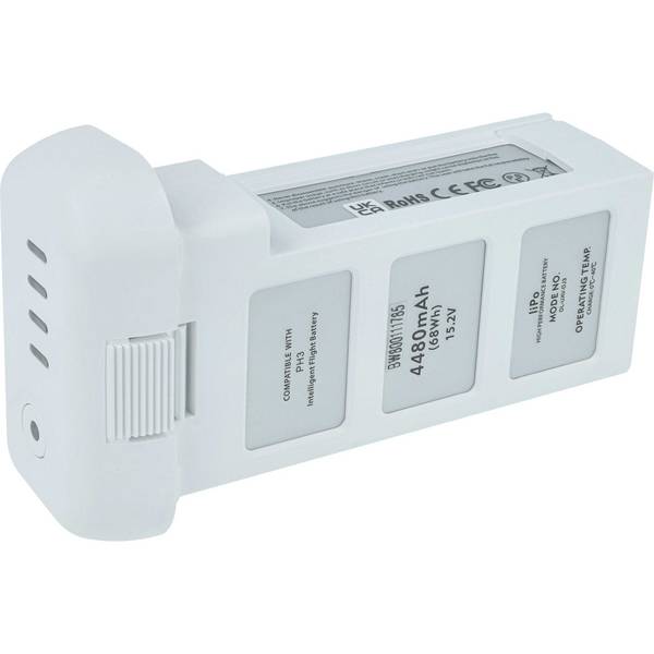 vhbw Akku kompatibel mit DJI Phantom 3 | 3 Professional, 3 Advanced Drohne Multicopter Quadrocopter (4500 mAh, 15,2 V