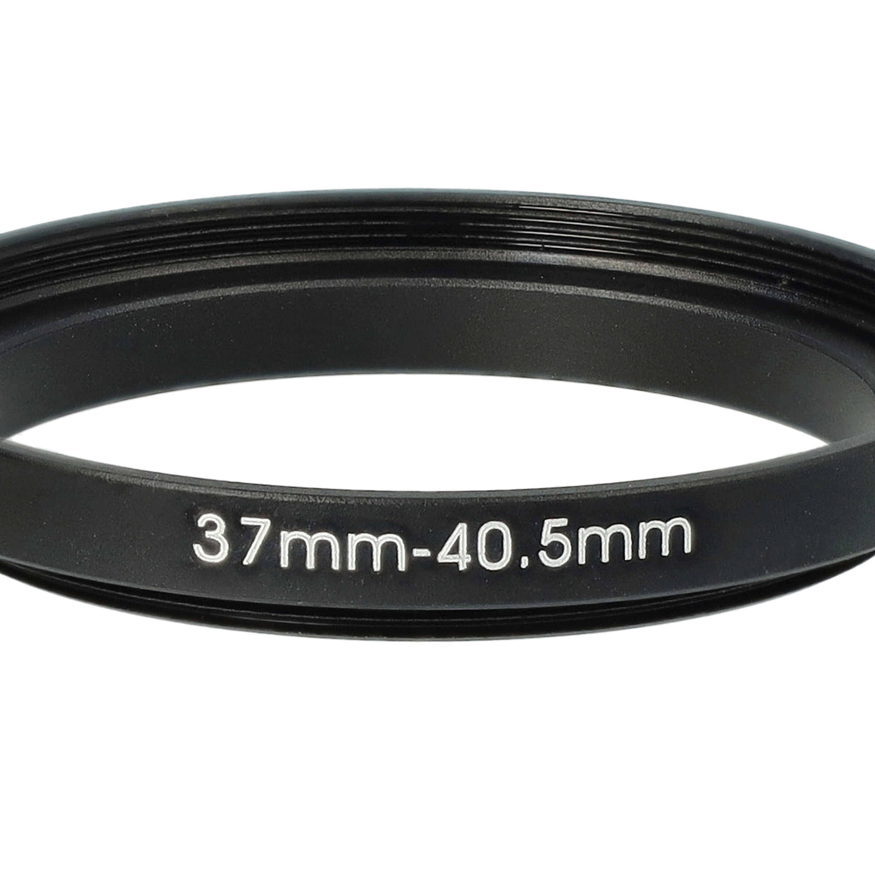 vhbw Step-Up-Ring Adapter von 37 mm auf 40,5 mm | für Kamera Objektiv - Filteradapter, Metall, Schwarz-4