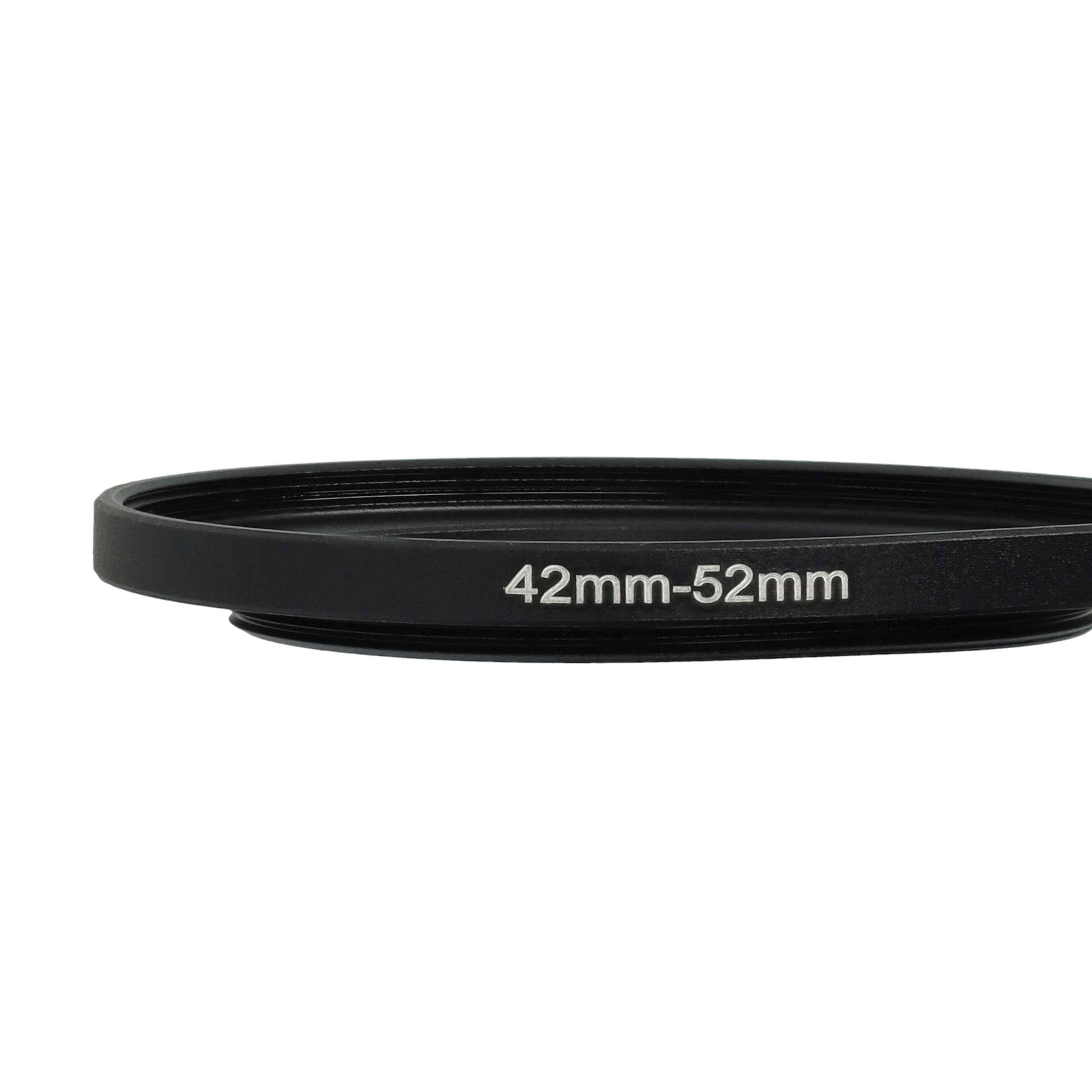 vhbw Step-Up-Ring Adapter von 42 mm auf 52 mm für Kamera Objektiv | Filteradapter, Metall, Schwarz-4