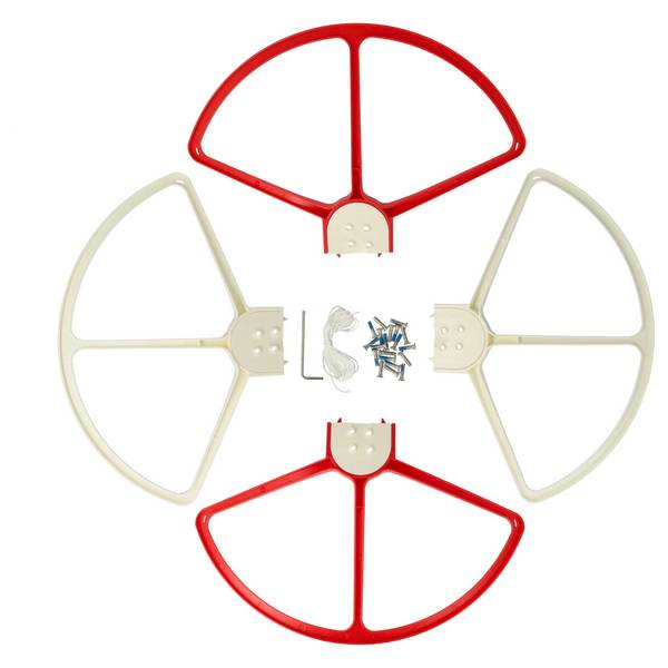 vhbw 4x Propellerschutz kompatibel mit DJI Phantom 2 Vision + plus | FC40, 3 Professional, 3 Advanced, 2 Vision, 2