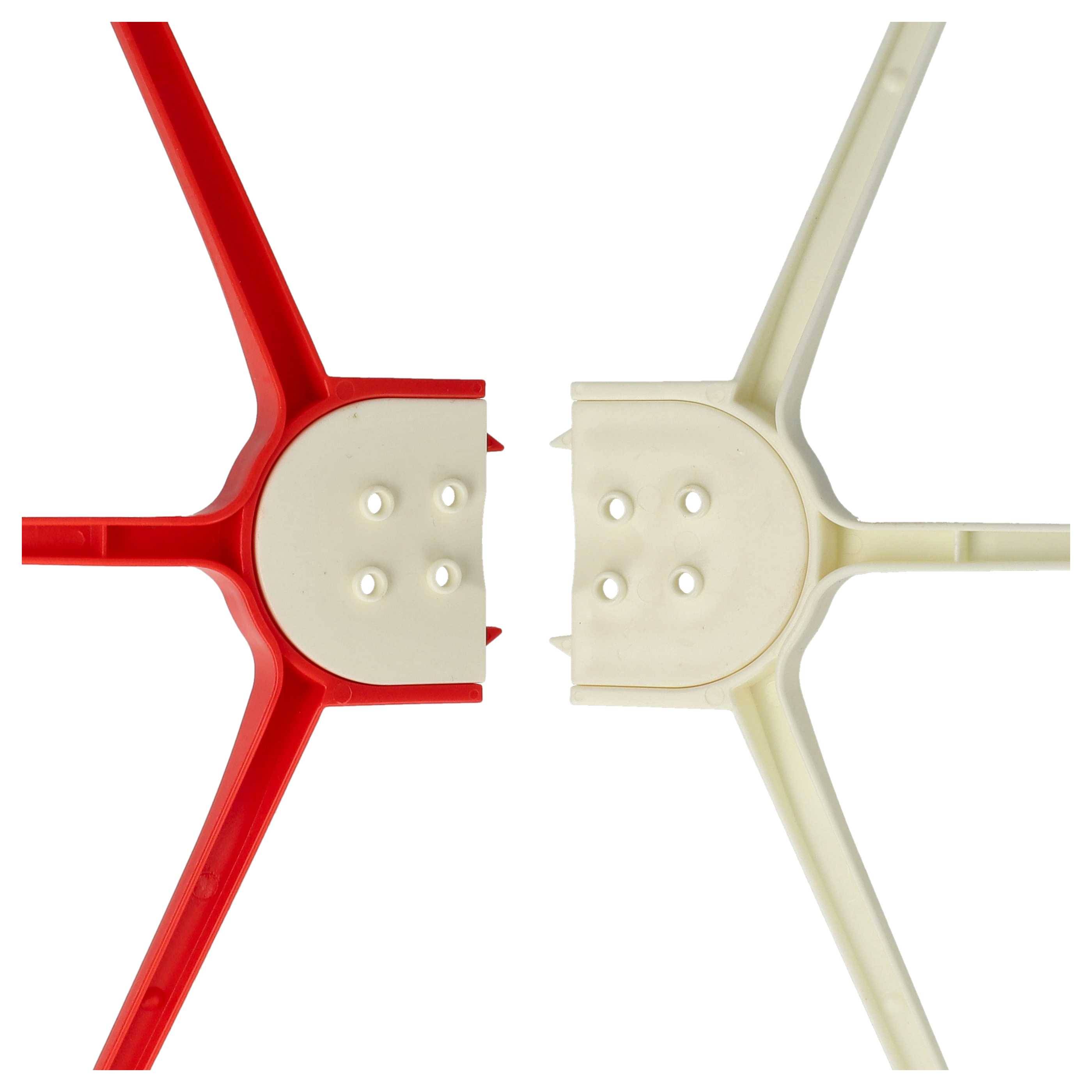 vhbw 4x Propellerschutz kompatibel mit DJI Phantom 2 Vision + plus | FC40, 3 Professional, 3 Advanced, 2 Vision, 2-4