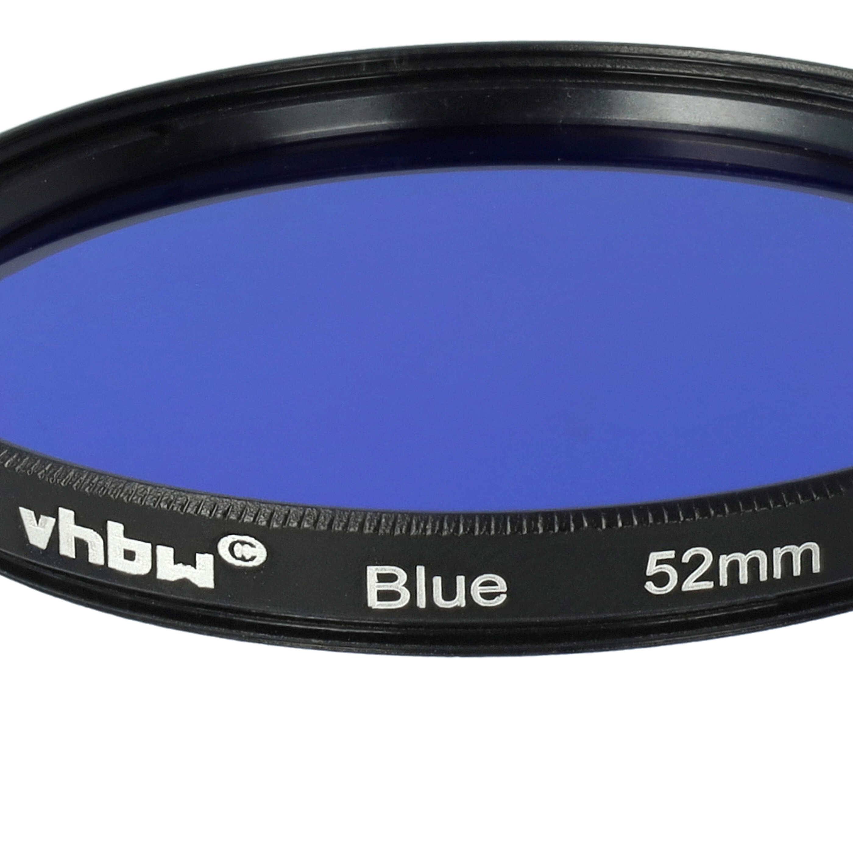 vhbw Universal Farbfilter blau für Kamera Objektive mit 52mm Filtergewinde | Blaufilter-4