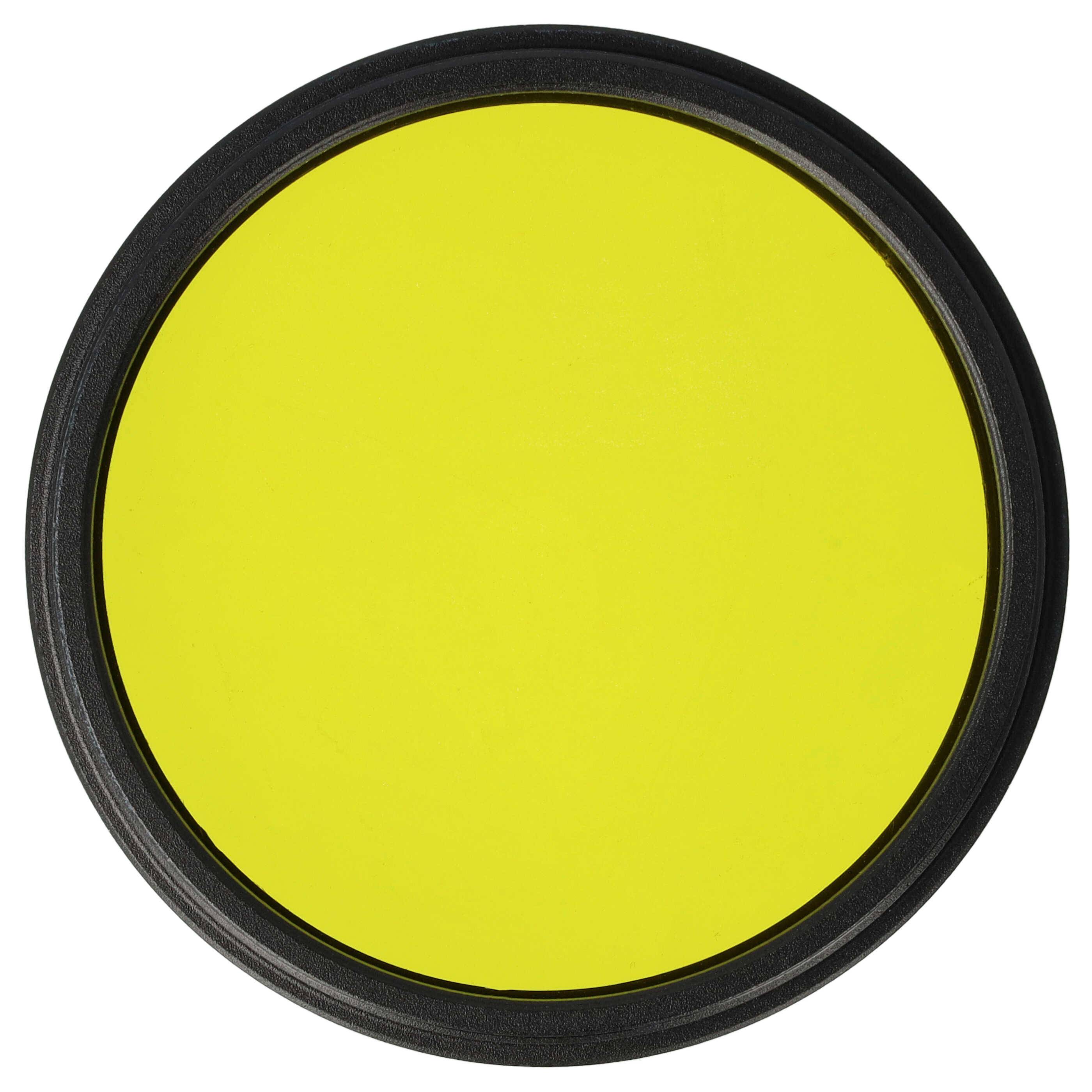 vhbw Universal Farbfilter gelb für Kamera Objektive mit 52mm Filtergewinde | Gelbfilter-0