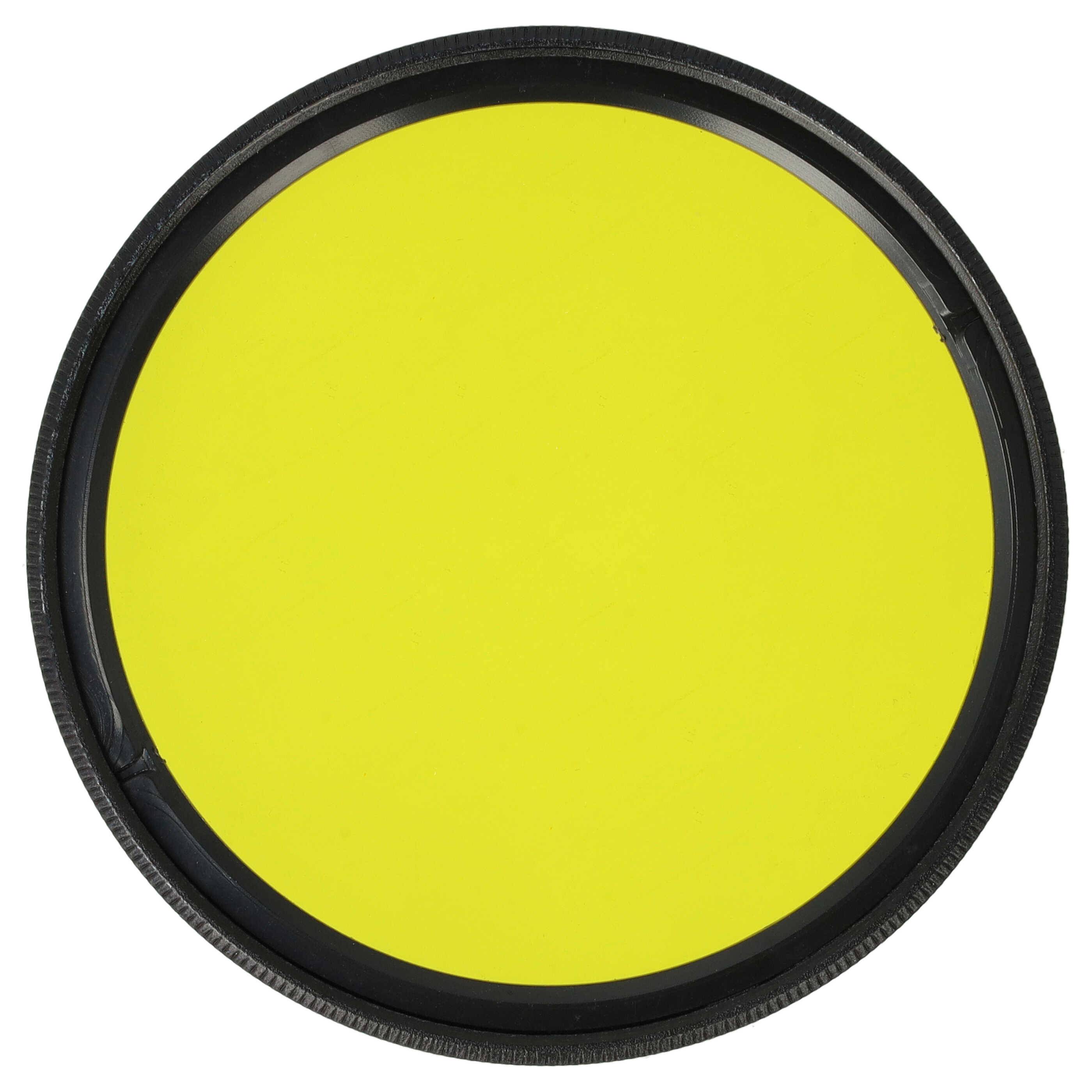 vhbw Universal Farbfilter gelb für Kamera Objektive mit 52mm Filtergewinde | Gelbfilter-1