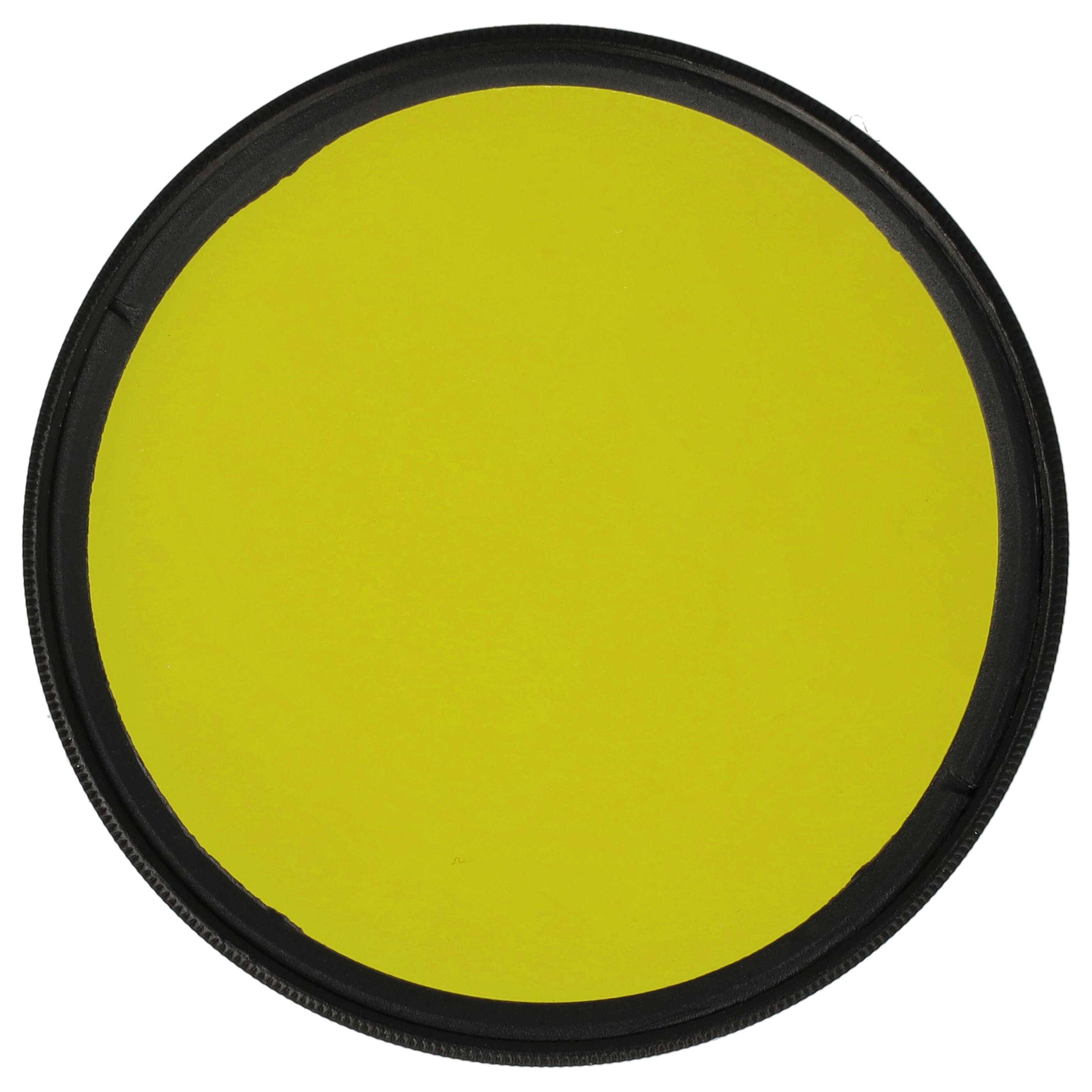 vhbw Universal Farbfilter gelb für Kamera Objektive mit 62mm Filtergewinde | Gelbfilter-2