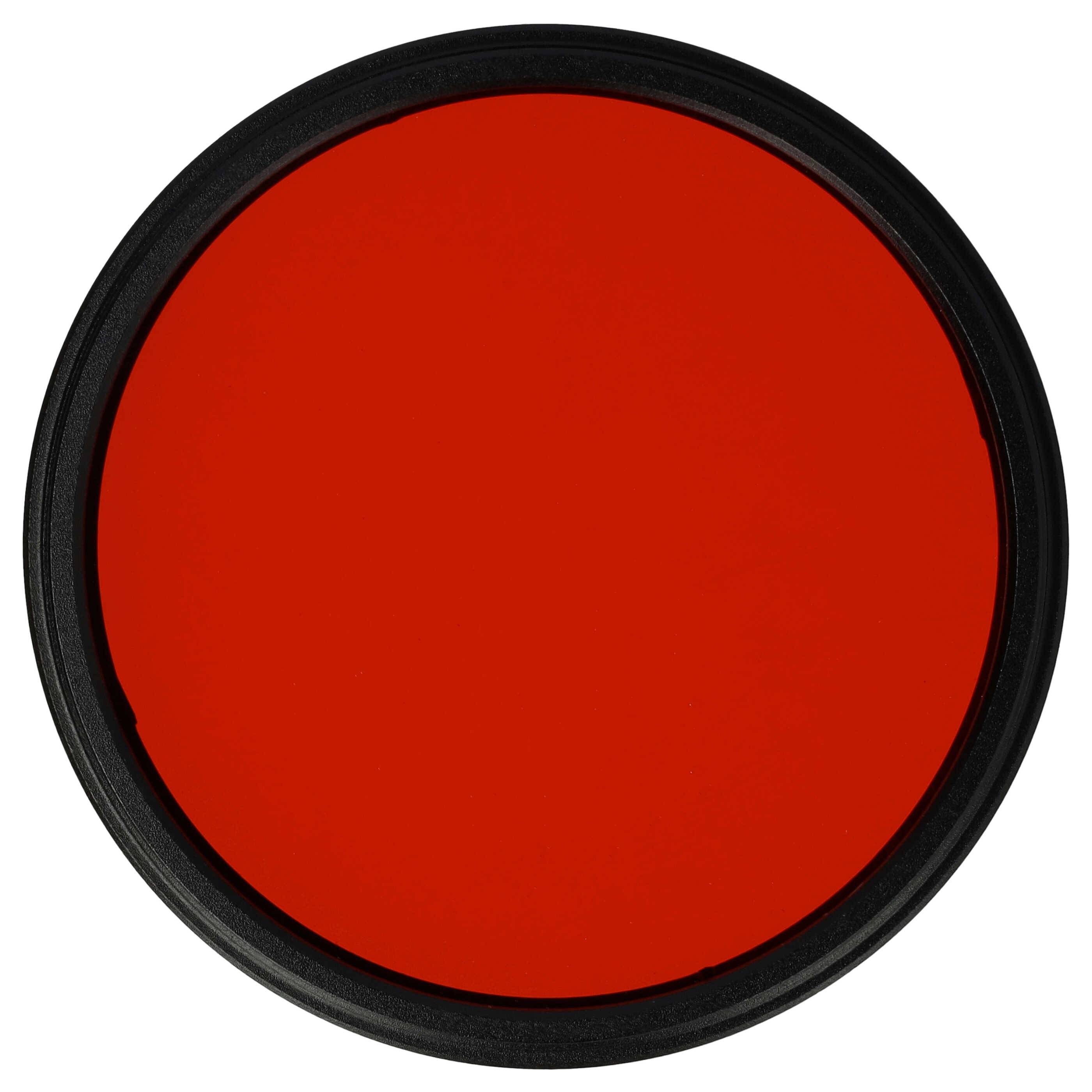 vhbw Universal Farbfilter orange für Kamera Objektive | mit 58mm Filtergewinde, Orangefilter-2