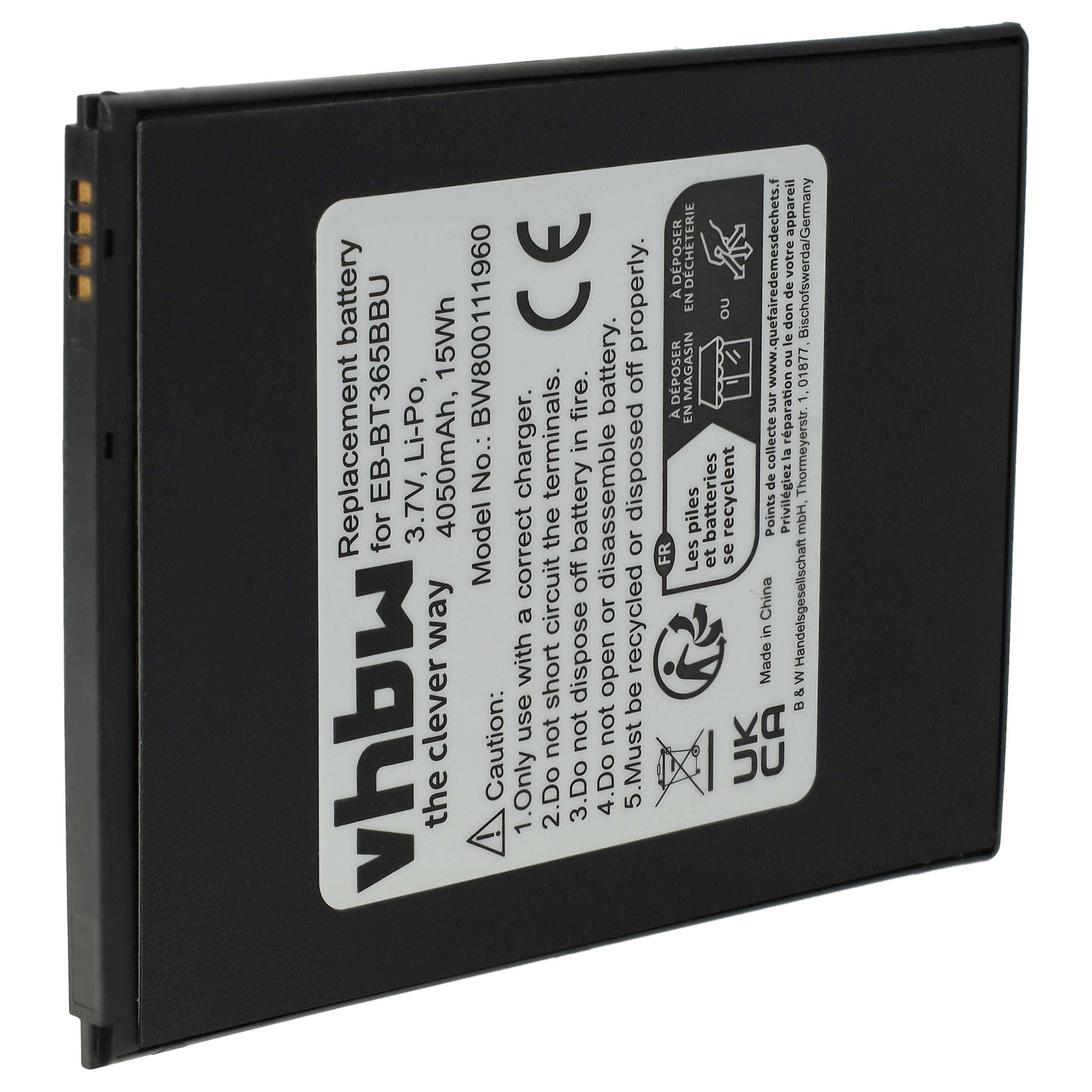 vhbw Akku kompatibel mit Samsung Galaxy Tab Active 2 LTE | Active 2 8.0 TD-LTE, Active 2 8.0 WiFi Tablet Pad (4050 mAh-0