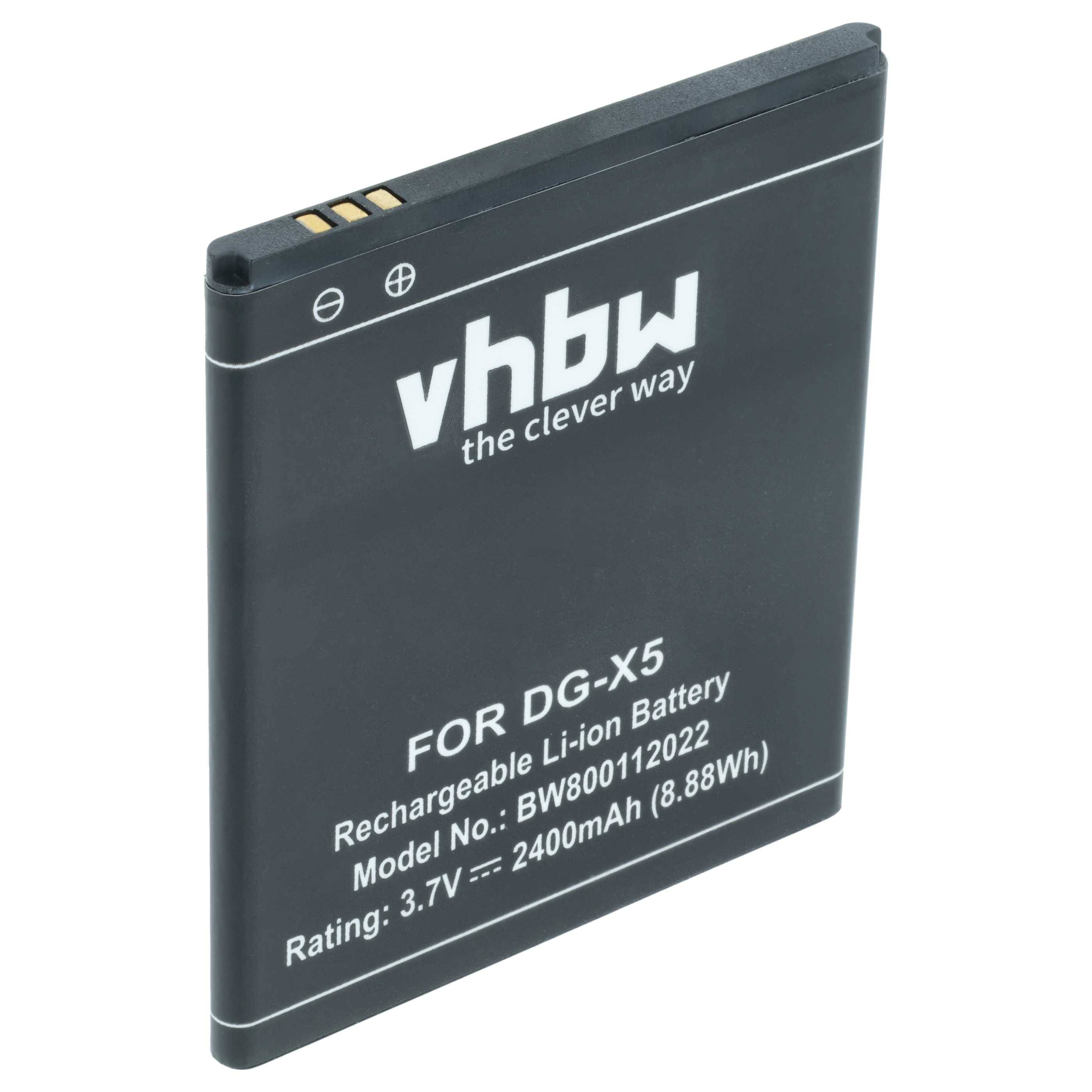 vhbw Akku kompatibel mit Doogee X5 Pro | X-5 Pro, X5, X-5 Handy Smartphone Telefon (2400 mAh, 3,7 V, Li-Ion)-0