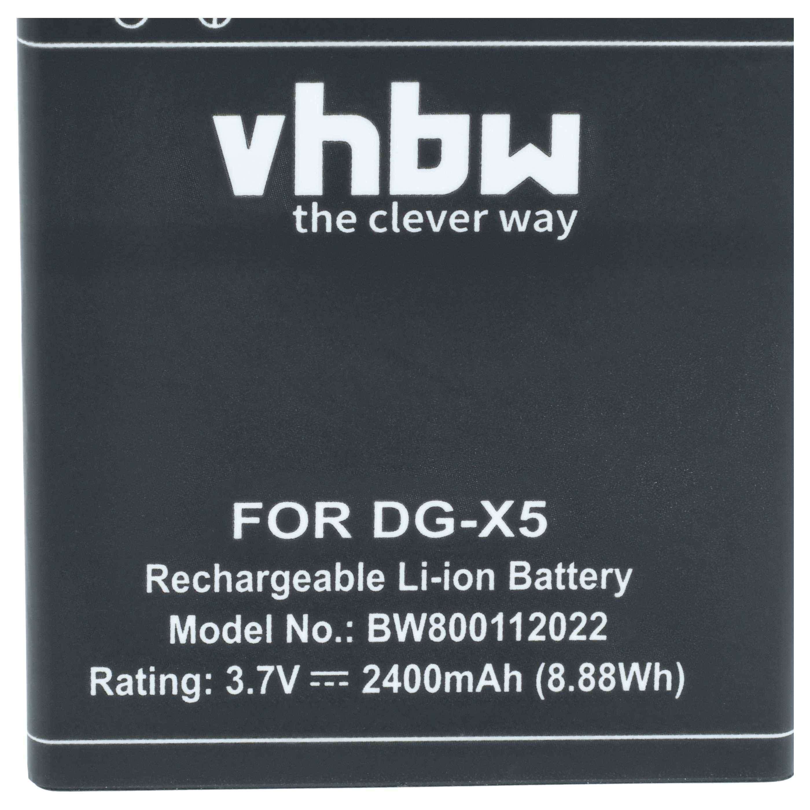 vhbw Akku kompatibel mit Doogee X5 Pro | X-5 Pro, X5, X-5 Handy Smartphone Telefon (2400 mAh, 3,7 V, Li-Ion)-2
