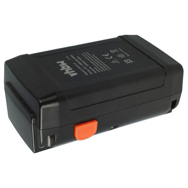 vhbw Akku kompatibel mit Gardena Spindelmäher 380 C (4024-20) | 380 EC (4028-20), 380 Li (4025-20) Rasenmäher (4000mAh