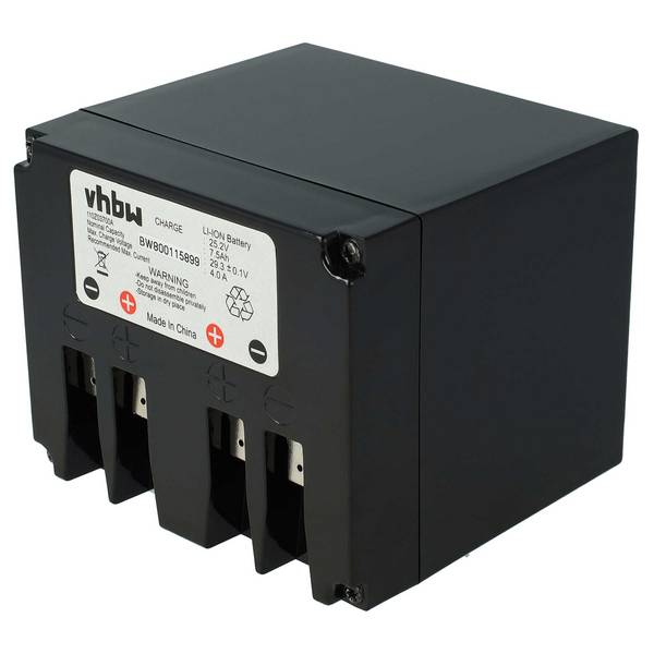 vhbw Akku kompatibel mit Ambrogio L200R | L200 Evolution, L200 elite retrò, retrò Rasenmäher (7500mAh 25,2V Li-Ion)