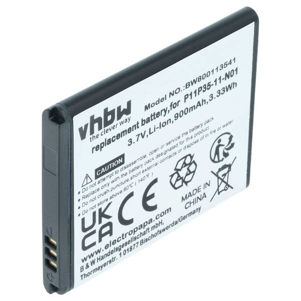 vhbw Akku kompatibel mit Texas Instruments TI Nspire CX | TI-84 CE, TI-Nspire CX, TI-84 Plus CE Taschenrechner (900 mAh