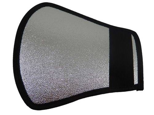vhbw Softbox-Blitz-Diffusor kompatibel mit Samsung SEF20A | SEF42A, SEF15A Blitz, Kamera - Kunststoff Schwarz Silber, 18