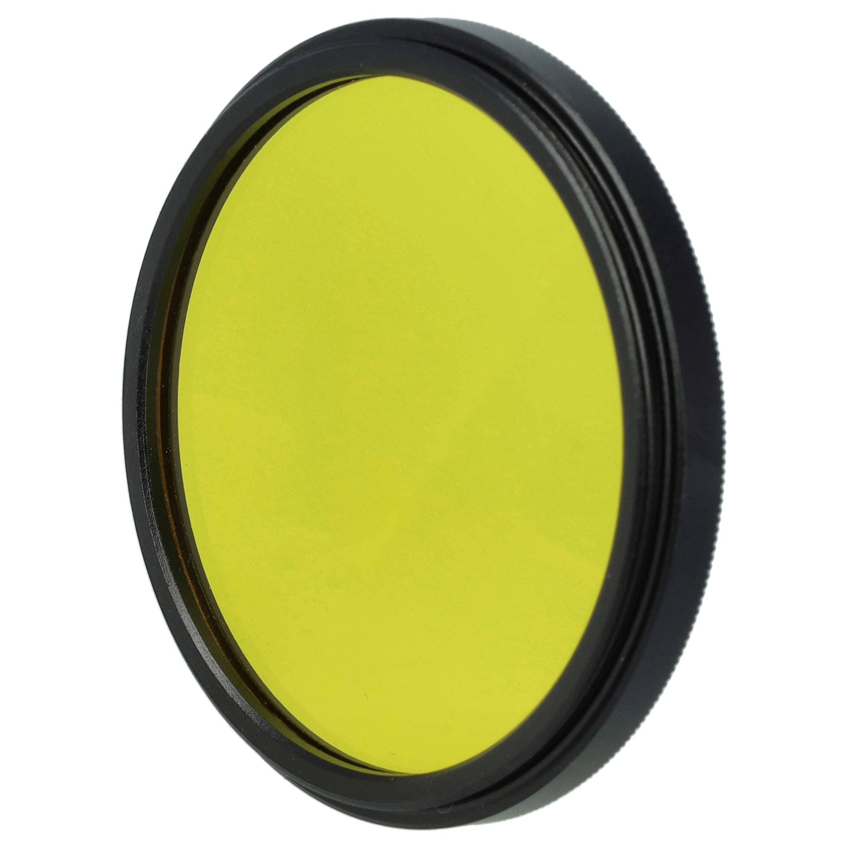 vhbw Universal Farbfilter gelb für Kamera Objektive mit 49mm Filtergewinde | Gelbfilter-1