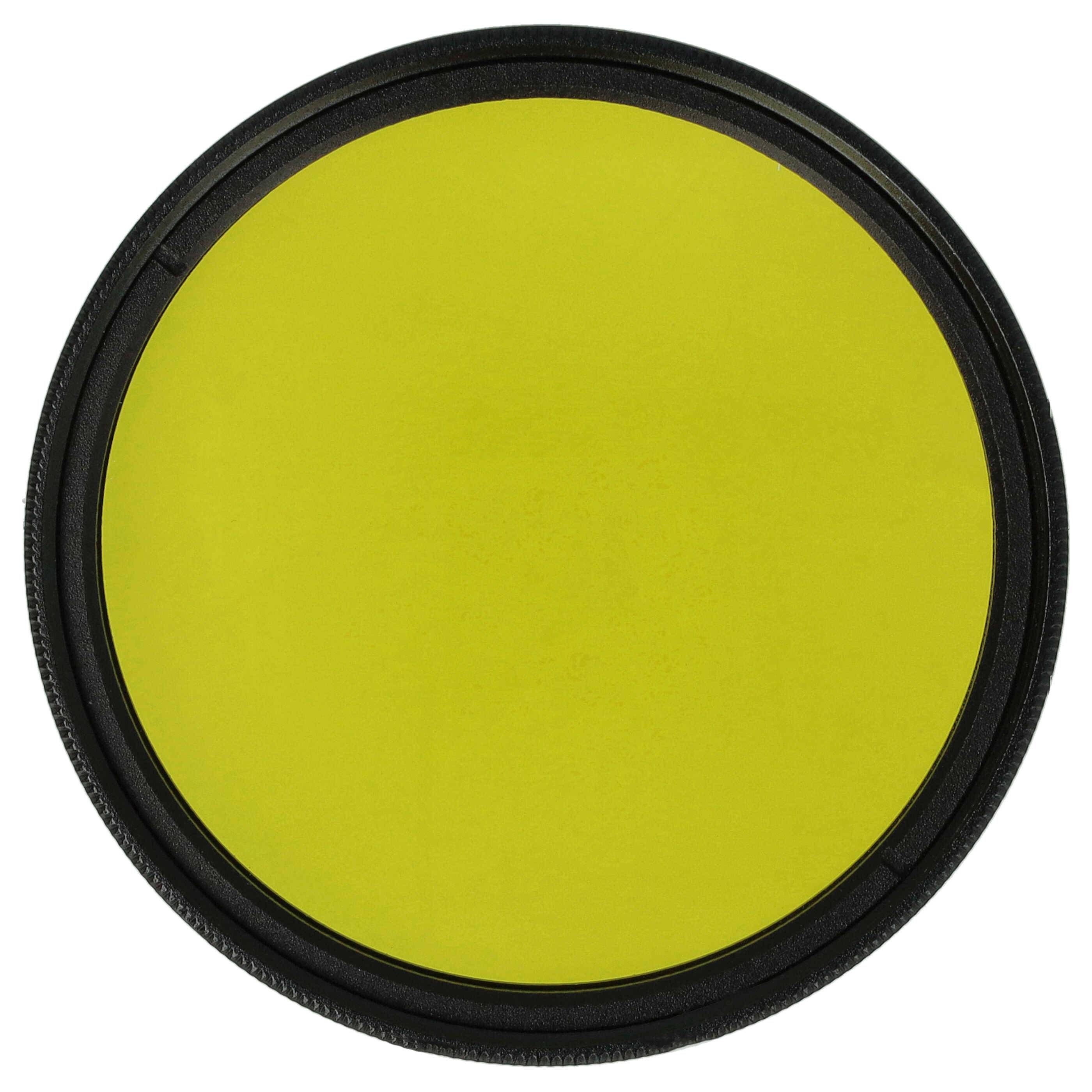 vhbw Universal Farbfilter gelb für Kamera Objektive mit 49mm Filtergewinde | Gelbfilter-3