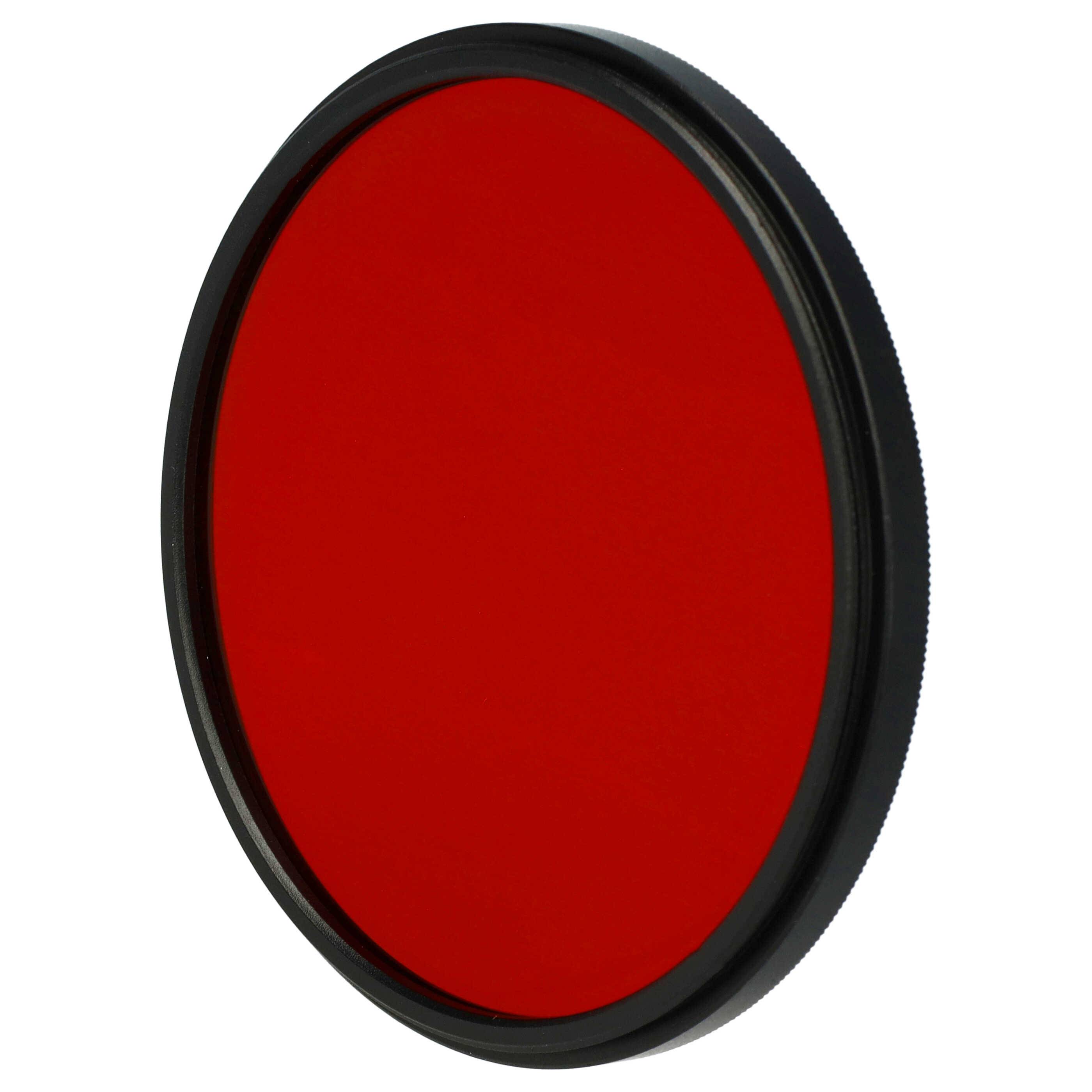 vhbw Universal Farbfilter rot für Kamera Objektive mit 67mm Filtergewinde | Rotfilter-1