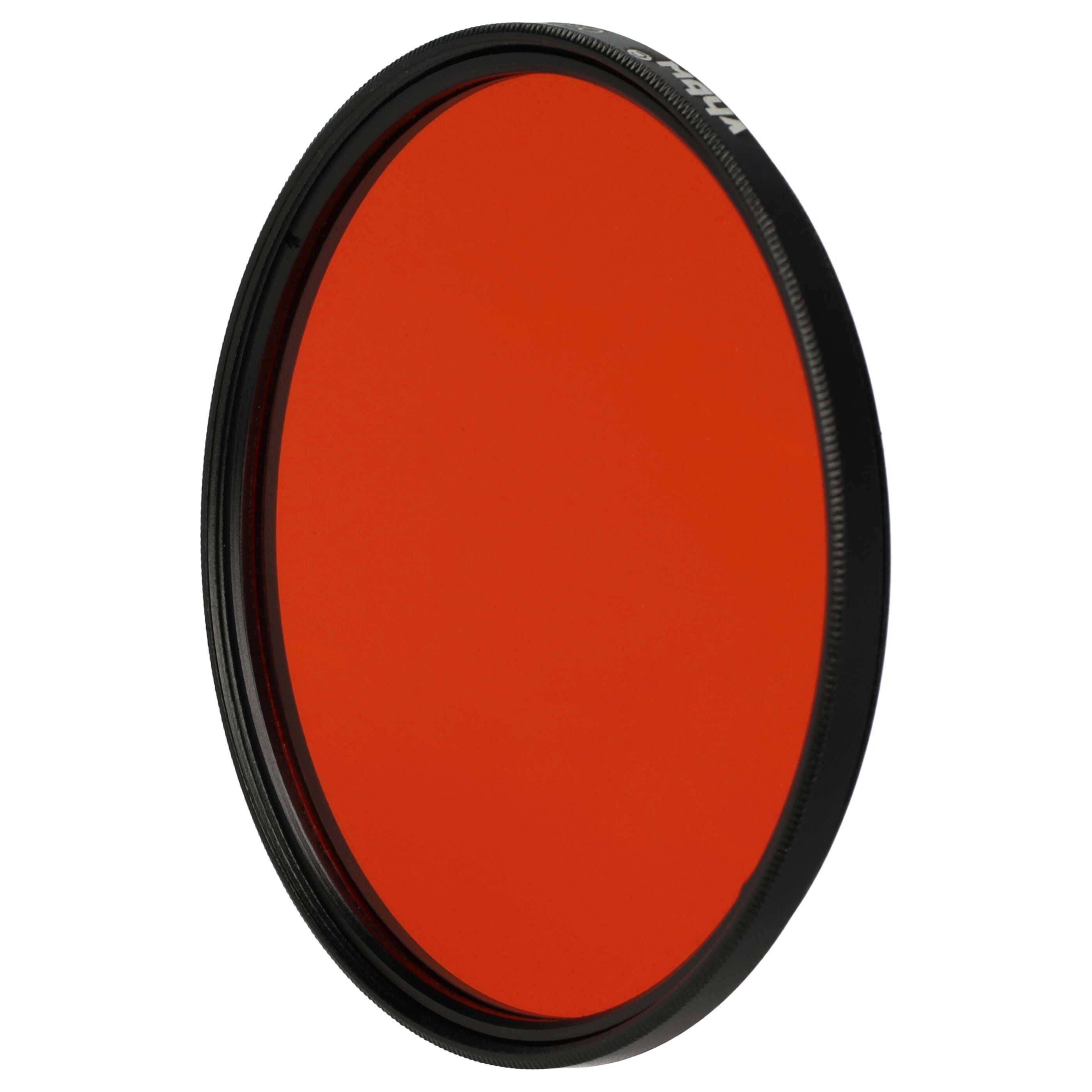 vhbw Universal Farbfilter orange für Kamera Objektive | mit 72mm Filtergewinde, Orangefilter-1