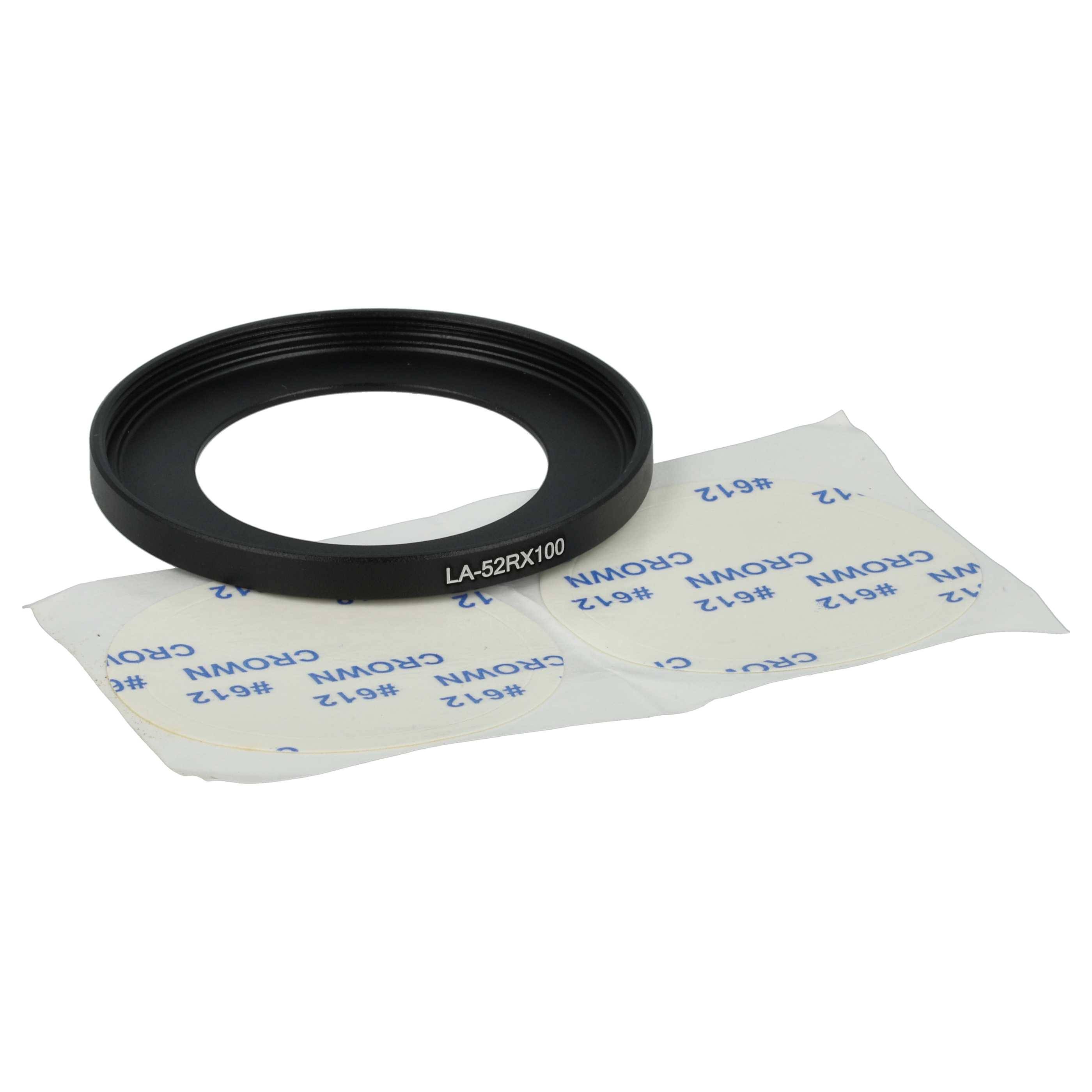 vhbw 52 mm Filteradapter für Kamera Objektiv | Adapter-0