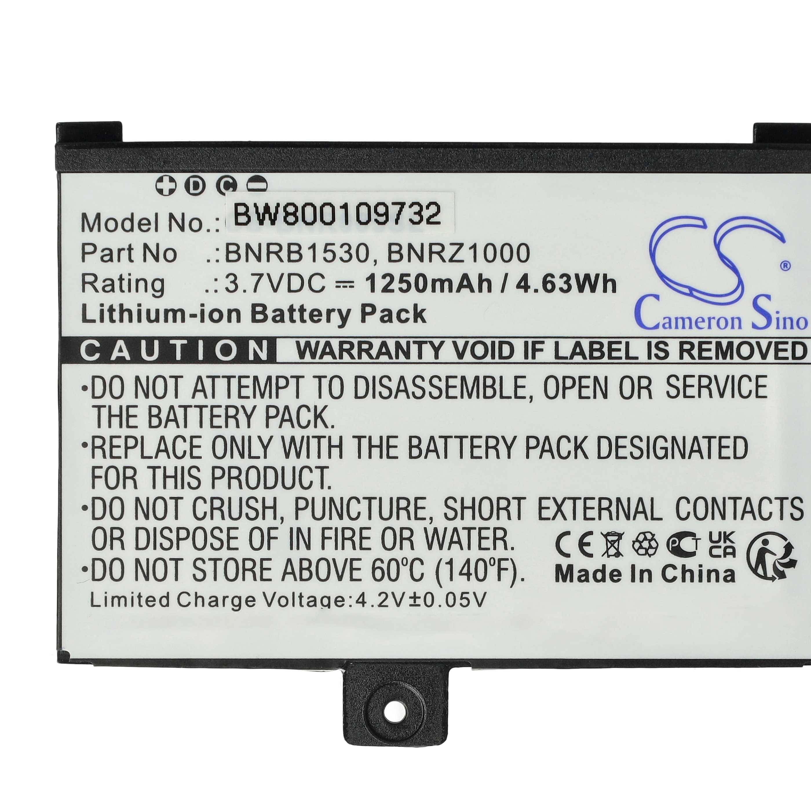 vhbw Akku Ersatz für Barnes & Noble EBBK-PDA288LI | für eBook Reader (1250 mAh, 3,7 V, Li-Ion)-4