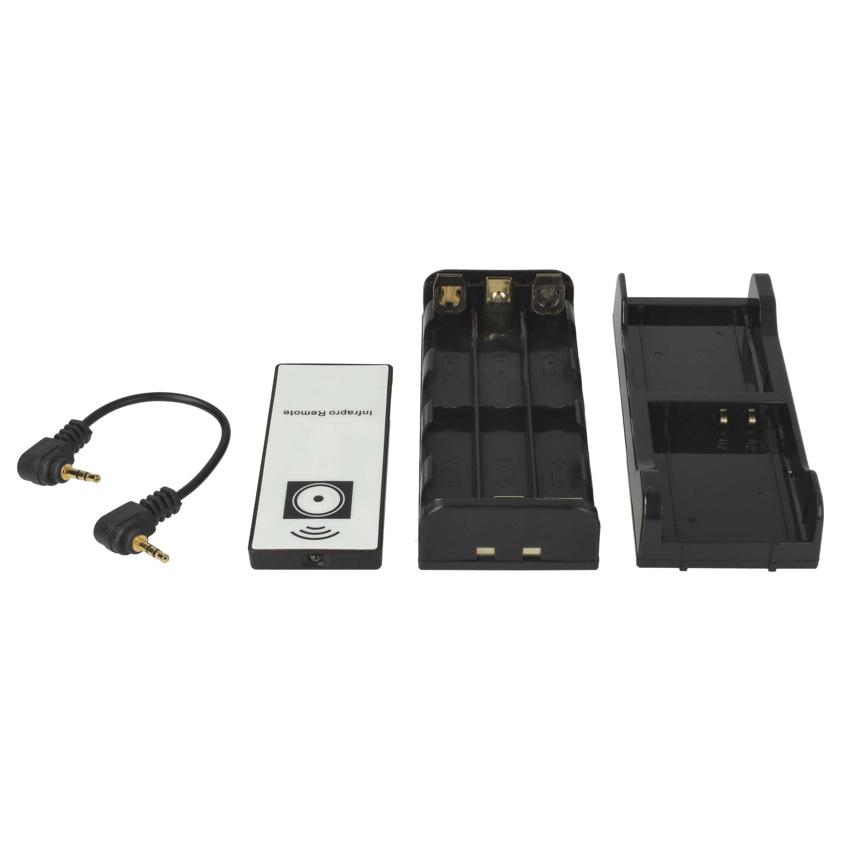 vhbw Batteriegriff kompatibel mit Canon EOS 1100D, EOS 1200D, EOS 1300D Kamera Spiegelreflexkamera DSLR, inkl.-1