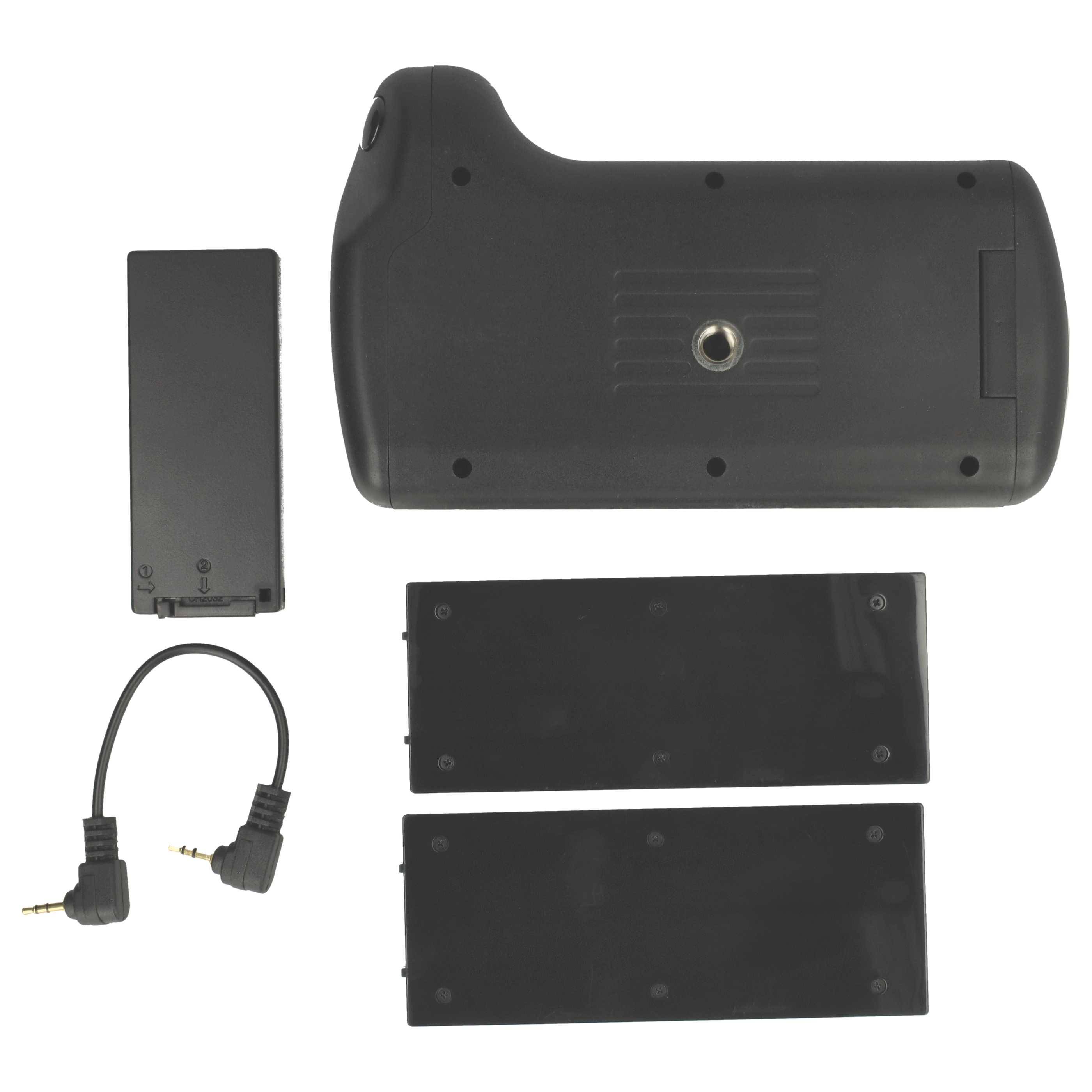 vhbw Batteriegriff kompatibel mit Canon EOS 1100D, EOS 1200D, EOS 1300D Kamera Spiegelreflexkamera DSLR, inkl.-2