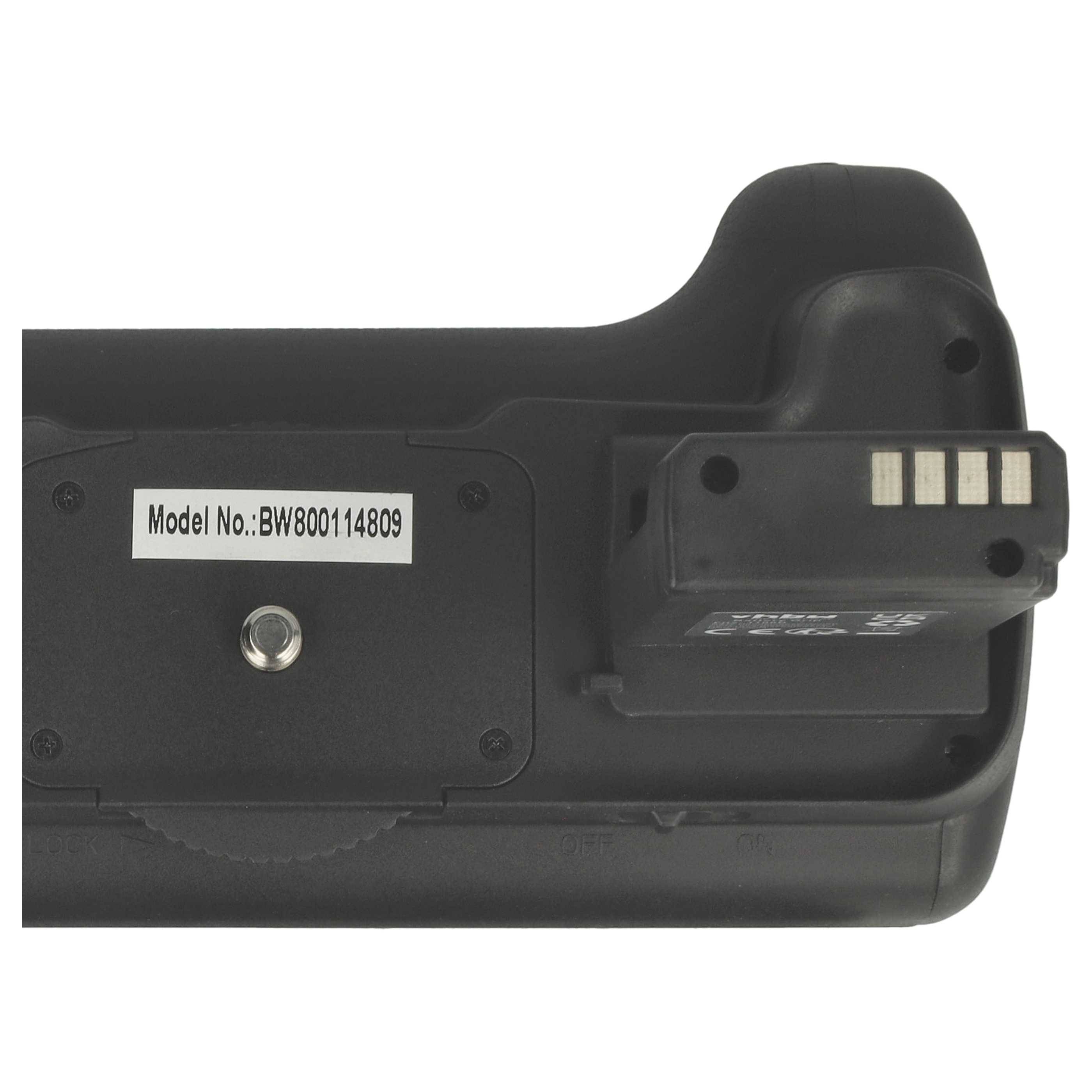 vhbw Batteriegriff kompatibel mit Canon EOS 1100D, EOS 1200D, EOS 1300D Kamera Spiegelreflexkamera DSLR, inkl.-3