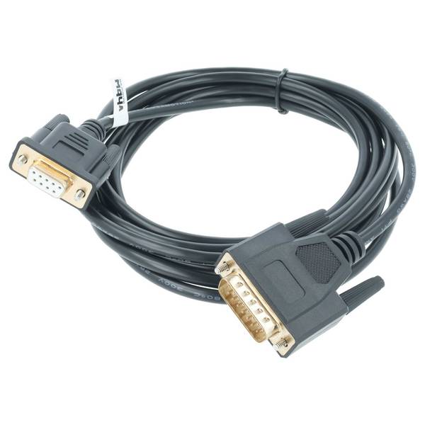 vhbw Programmierkabel RS-232 Ersatz für 6XV1440-2KH32 für Computer & Peripheriegeräte - Seriell Adapter, 300 cm Schwarz