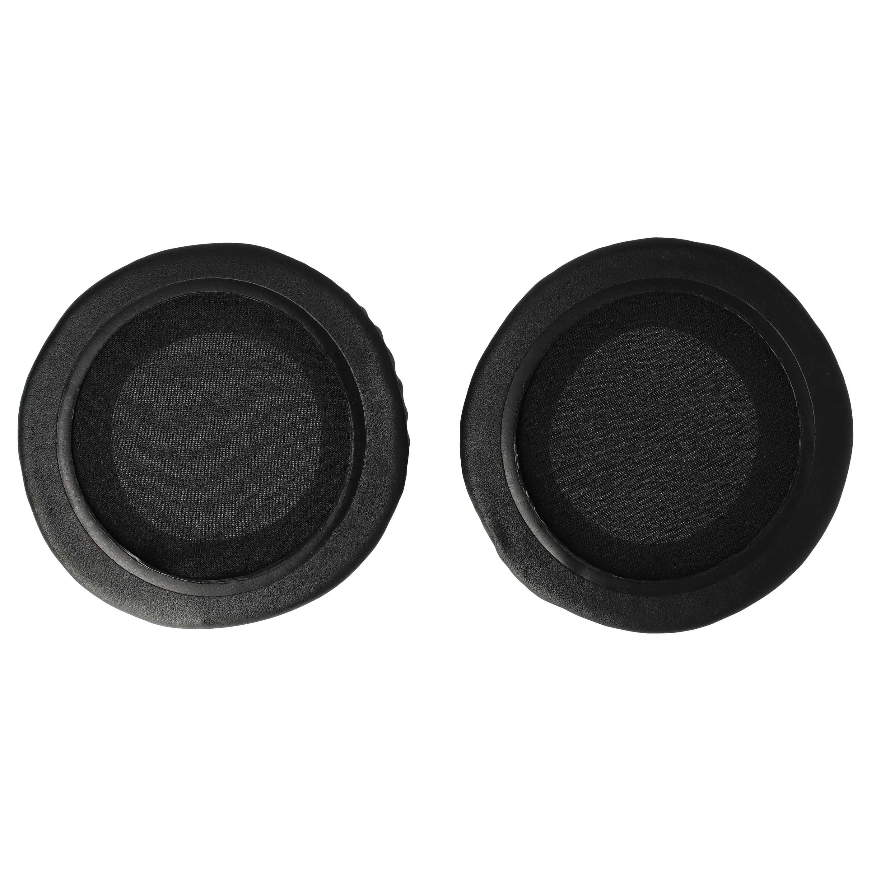 vhbw 2x Ohrpolster kompatibel mit Sony MDR-F1 | MDR-CD470, MDR-RF 865R, MDR-CD450 Kopfhörer Headset, Polyurethan Schwarz-5