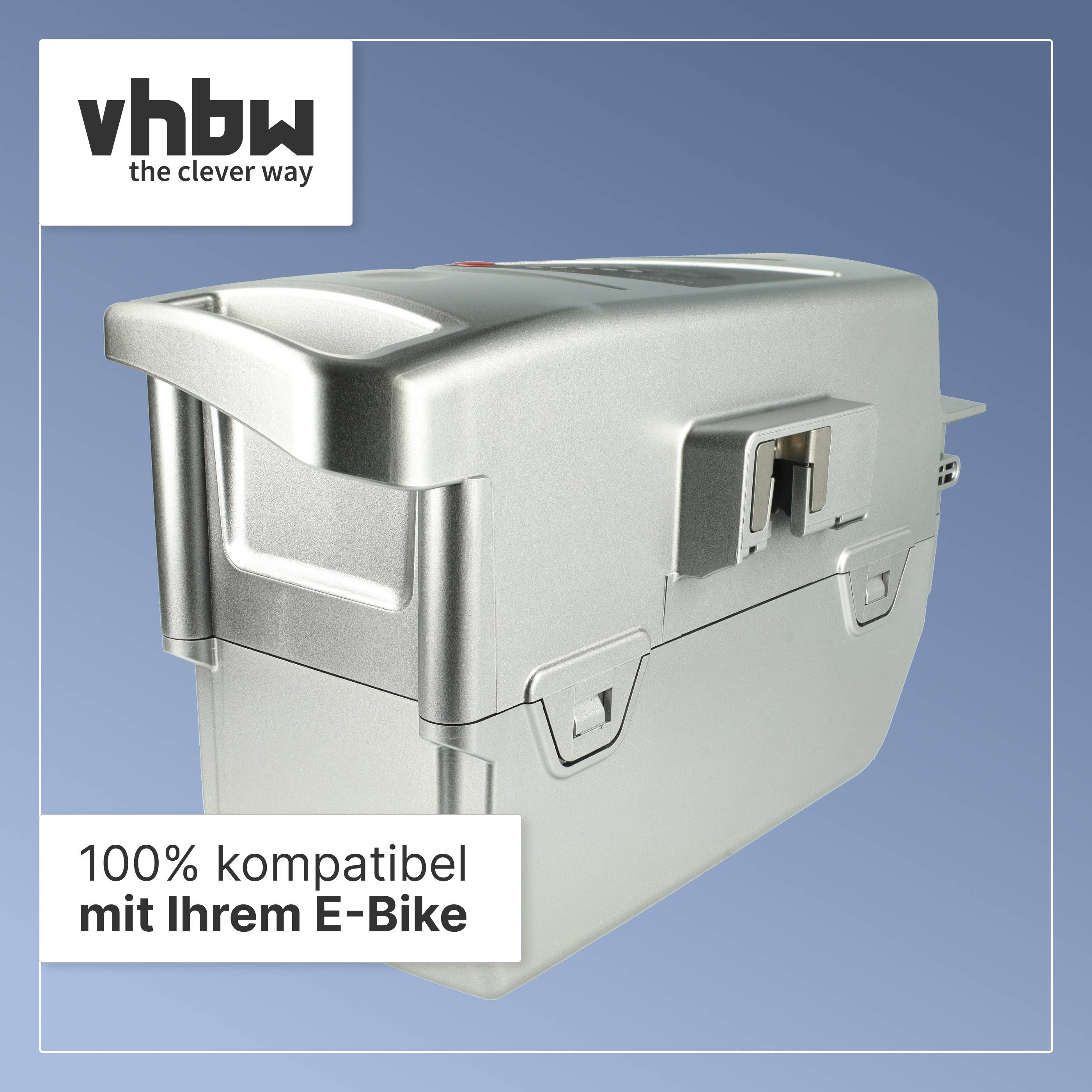 vhbw Akku kompatibel mit Kalkhoff Agattu 2011 | XXL C8, XXL 8-G Nexus, F, C3, C8, C7 E-Bike (13,2 Ah, 25,2 V, Li-Ion) --1