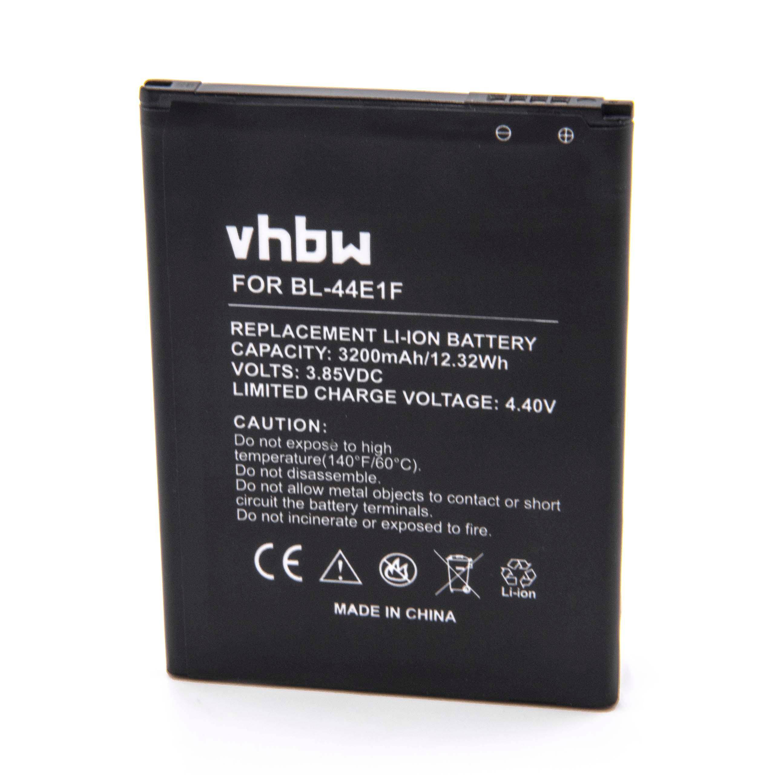 vhbw Akku kompatibel mit LG V20 | VS995, LS997, US996 Handy Smartphone Telefon (3200 mAh, 3,85 V, Li-Ion)-0