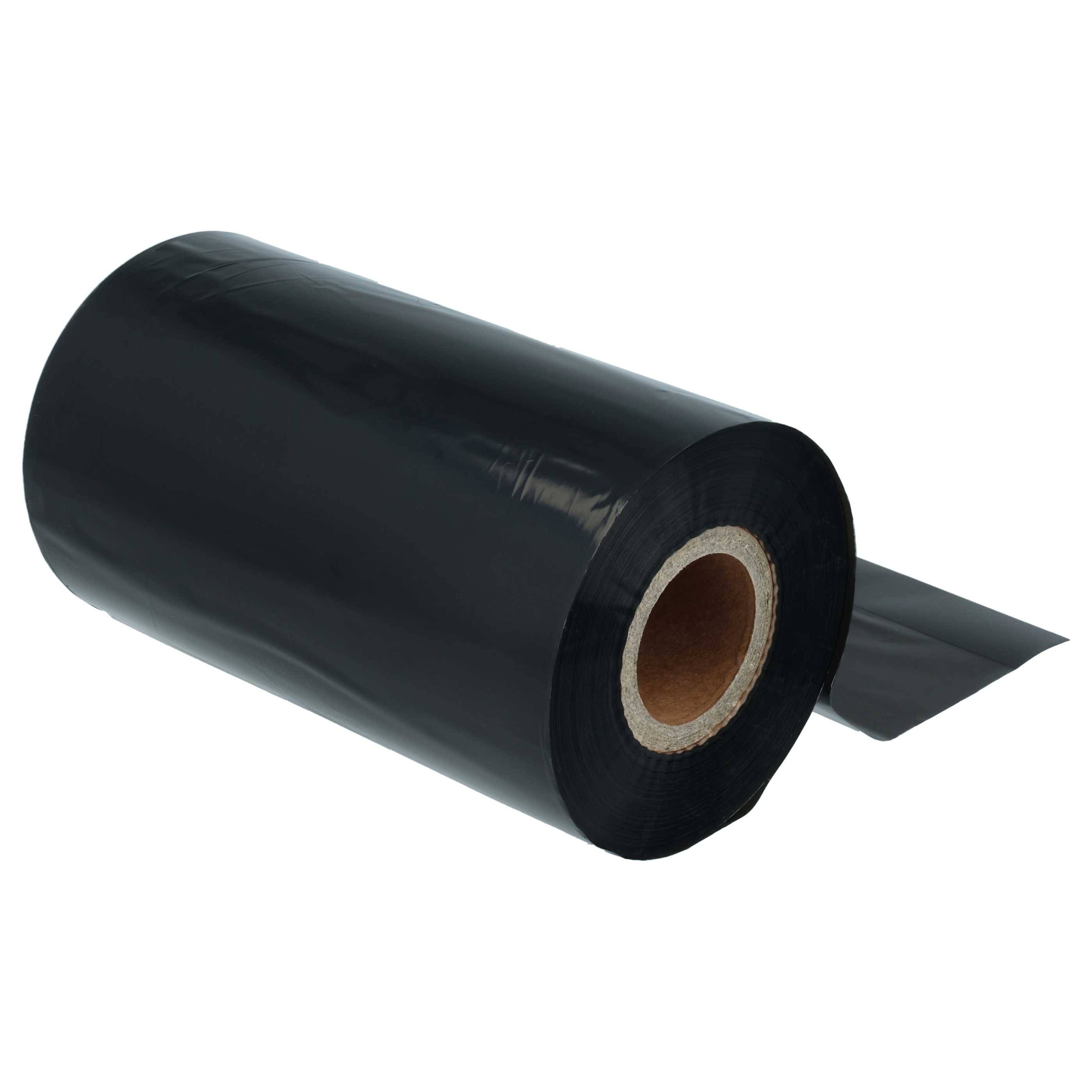 vhbw 5x Thermotransfer-Band kompatibel mit Zebra ZT230 | ZT220, ZT410, ZM600 Drucker Etikettendrucker, Wischfest, 110 mm-2