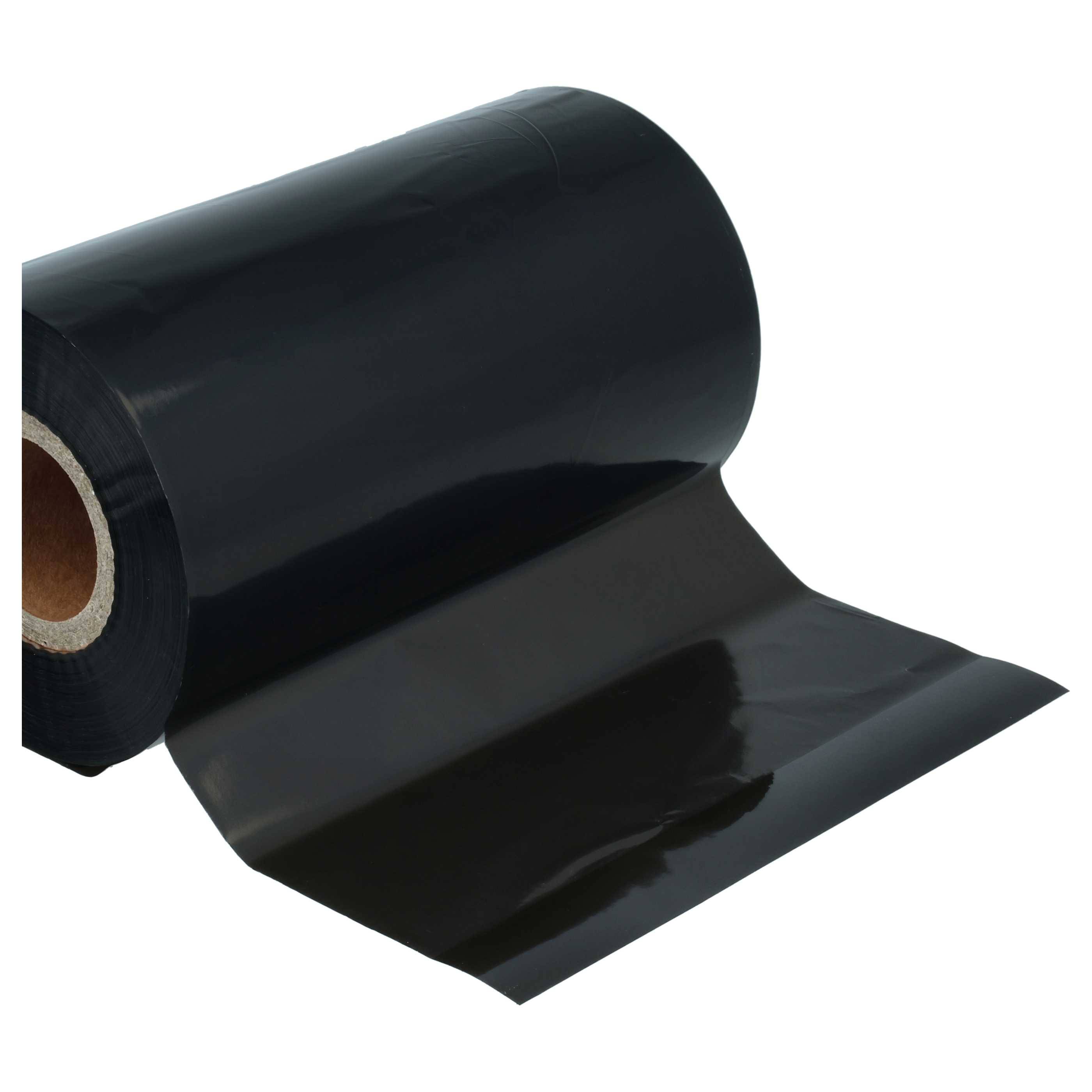 vhbw 5x Thermotransfer-Band kompatibel mit Zebra ZT230 | ZT220, ZT410, ZM600 Drucker Etikettendrucker, Wischfest, 110 mm-3