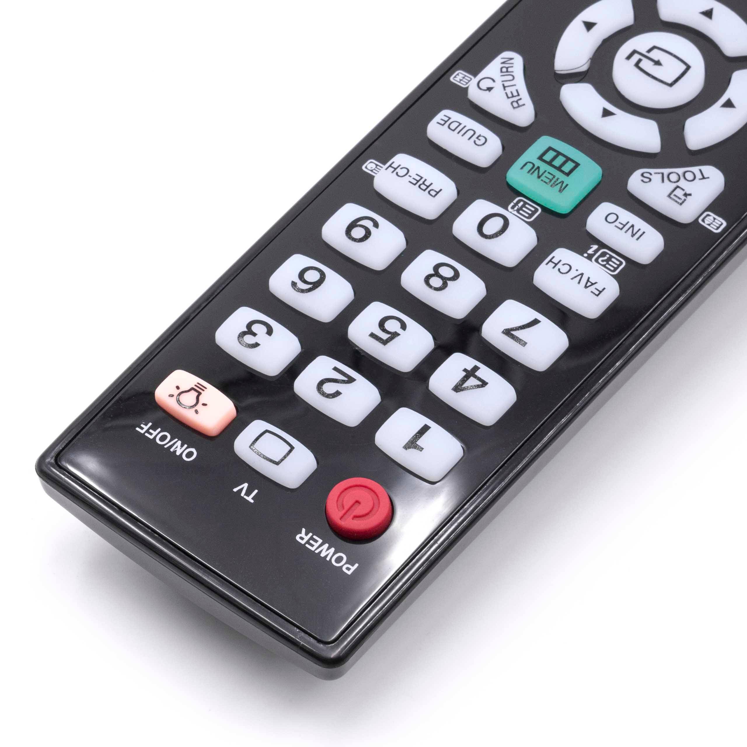 vhbw Fernbedienung kompatibel mit Samsung UE46B6050 | UE46B6000, UE46B7000, UE40B7090, UE40B8090, UE40B8050 Fernseher-4