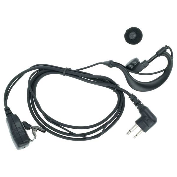 vhbw Headset kompatibel mit Motorola Radius P110 Funkgerät | schwarz