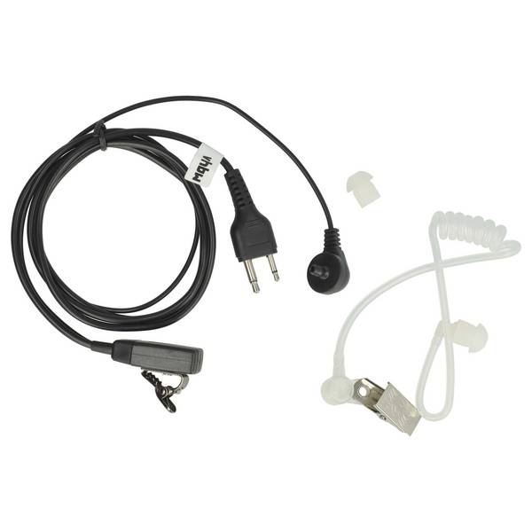 vhbw Headset kompatibel mit Motorola GP338 | GP339, GP380 ATEX, GP340 ATEX, GP340, GP346, GP360, GP380 Funkgerät -