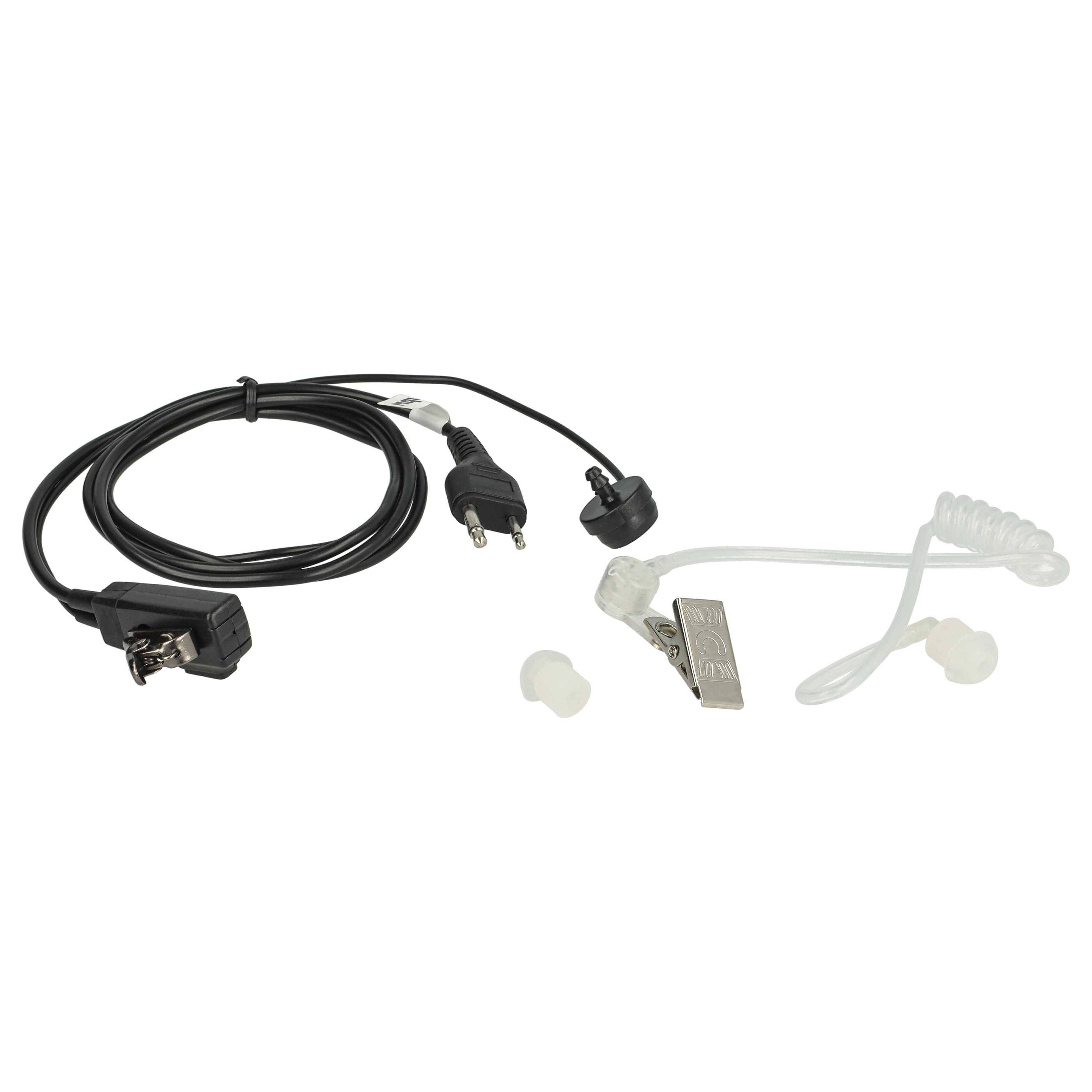 vhbw Headset kompatibel mit Motorola GP338 | GP339, GP380 ATEX, GP340 ATEX, GP340, GP346, GP360, GP380 Funkgerät --1