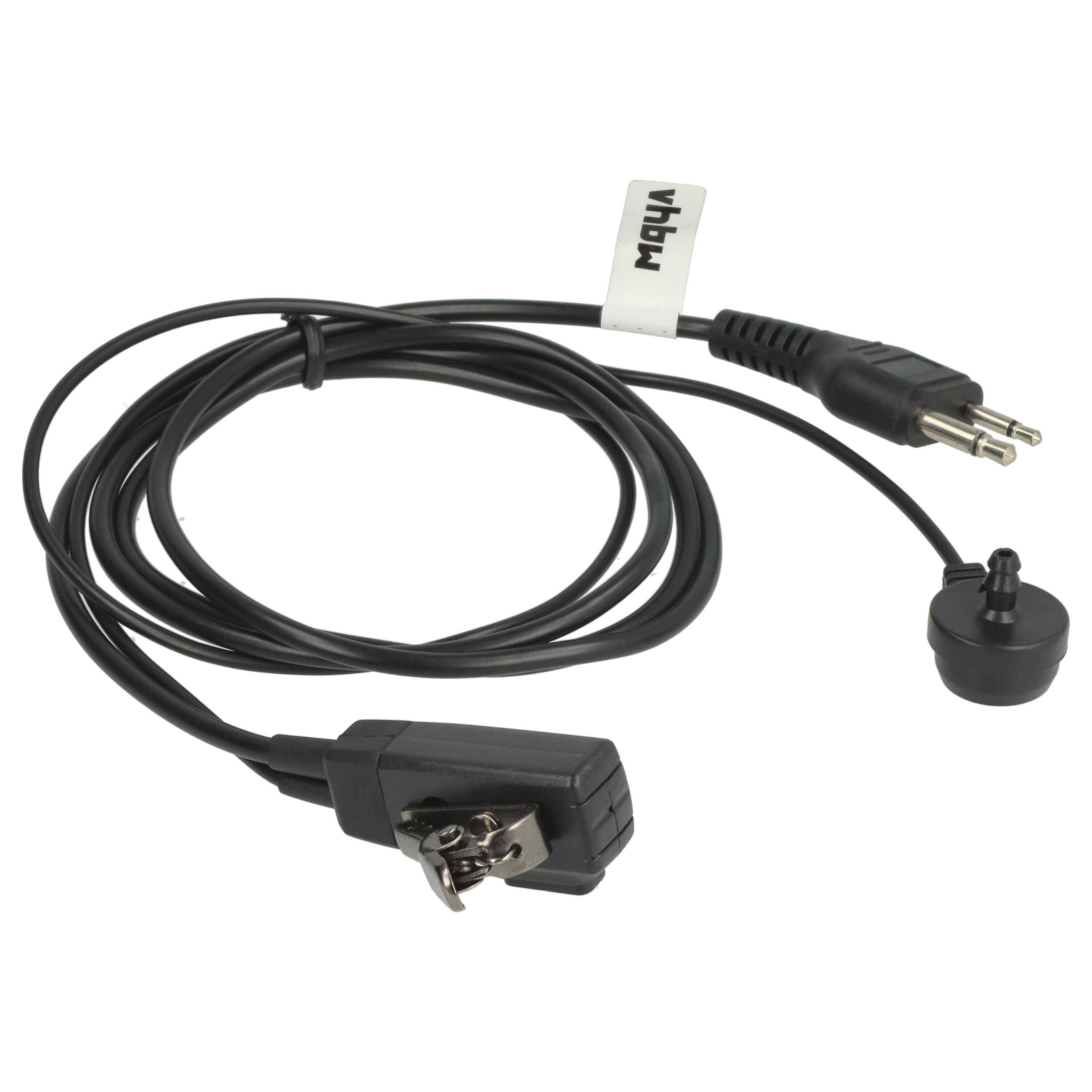 vhbw Headset kompatibel mit Motorola GP338 | GP339, GP380 ATEX, GP340 ATEX, GP340, GP346, GP360, GP380 Funkgerät --2