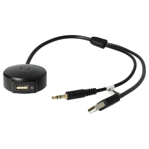vhbw AUX Kabel KFZ Radio kompatibel mit BMW ab Bj. 09/2006 Series 3 | Auto Autoradio - USB, Bluetooth, 30 cm