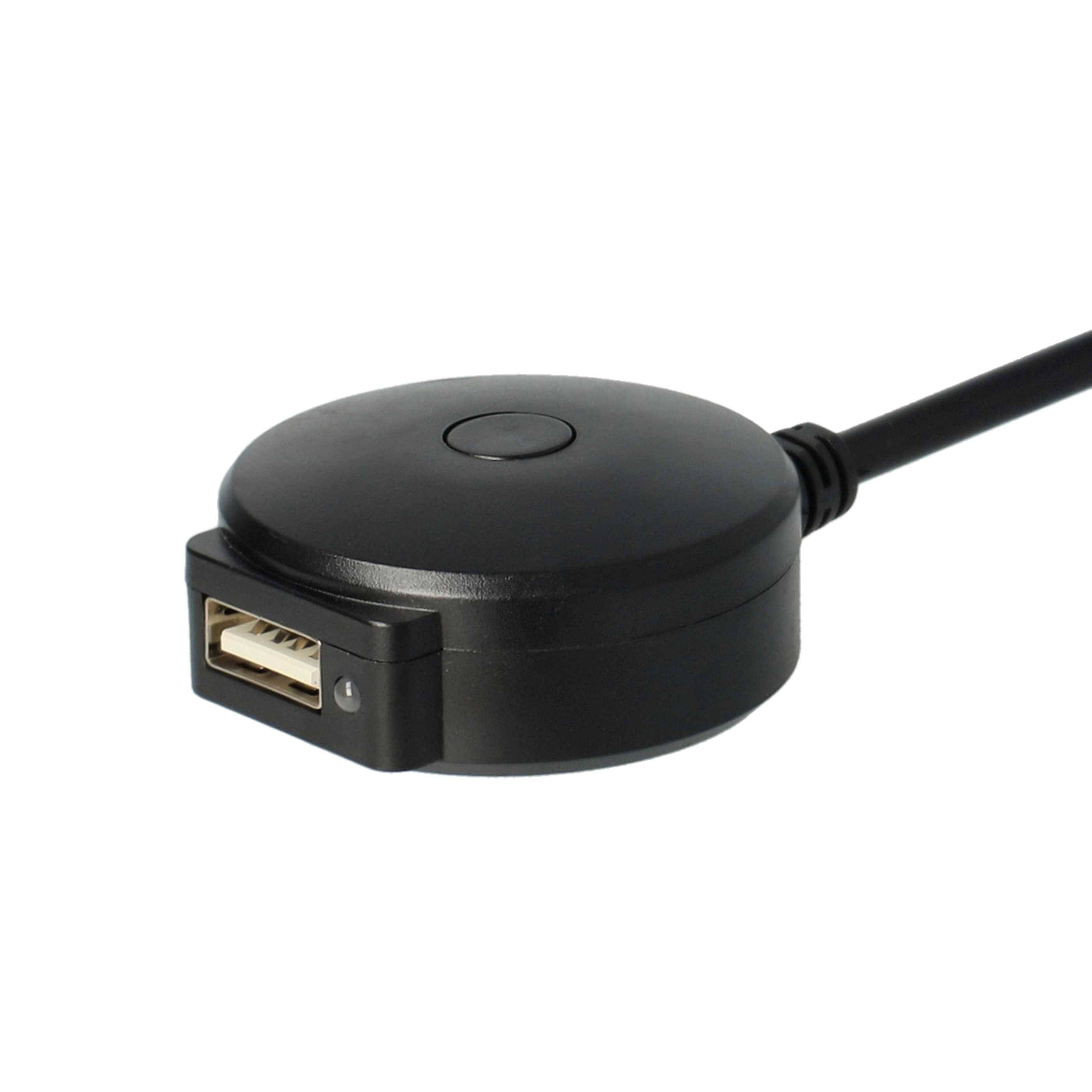 vhbw AUX Kabel KFZ Radio kompatibel mit BMW ab Bj. 09/2006 Series 3 | Auto Autoradio - USB, Bluetooth, 30 cm-4