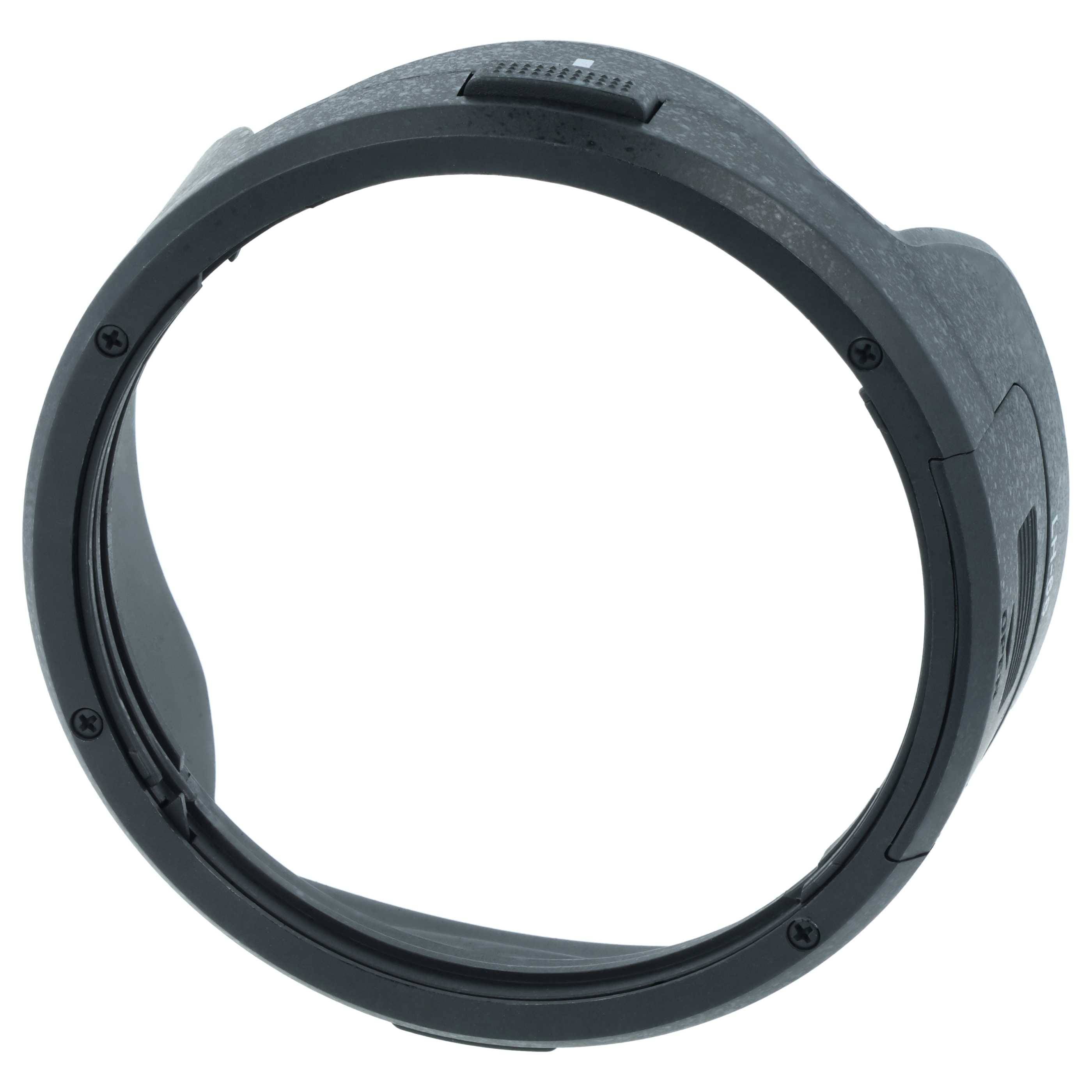 vhbw Gegenlichtblende kompatibel mit Olympus 12-40mm f | 2.8 Micro Four Thirds 62mm Objektiv Schwarz, Kunststoff-2