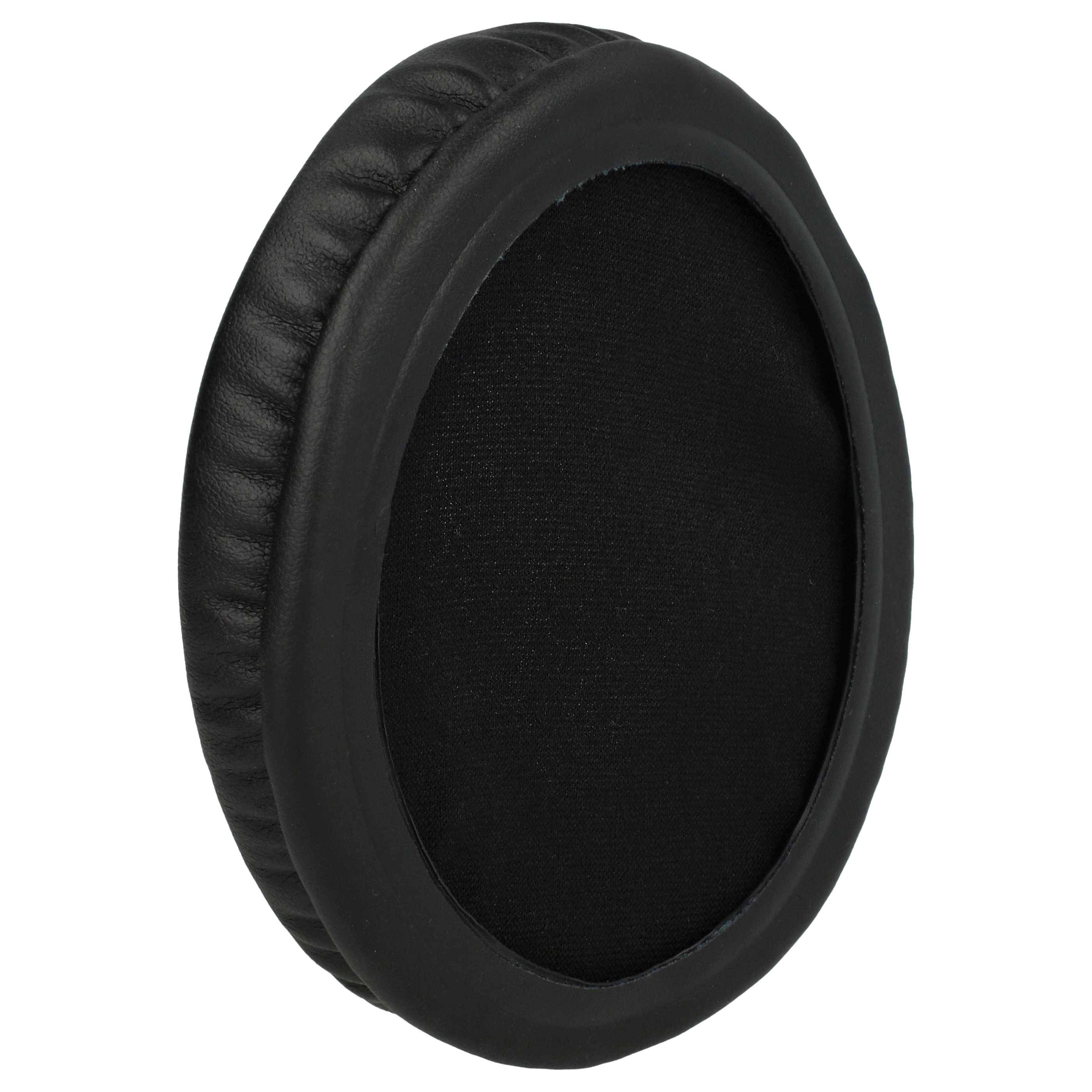 vhbw 2x Ohrpolster kompatibel mit Sony MDR-XB500 Kopfhörer Headset | Polyurethan Schwarz-4