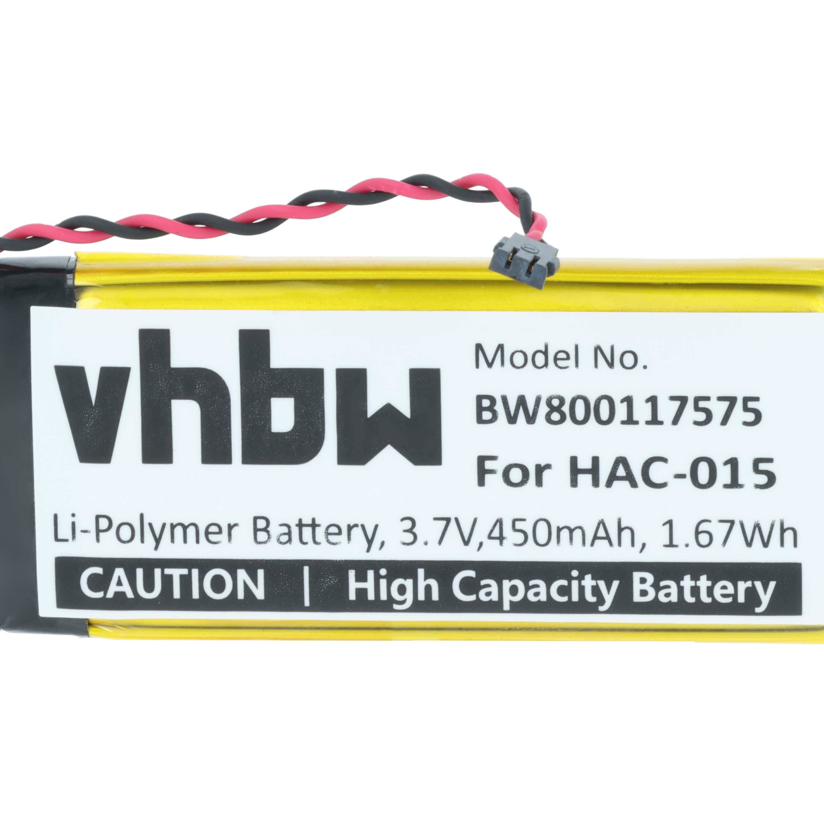 vhbw Akku Ersatz für Nintendo HAC-BPJPA-C0 | HAC-006 für Gamepad Controller (450 mAh, 3,7 V, Li-Polymer)-3